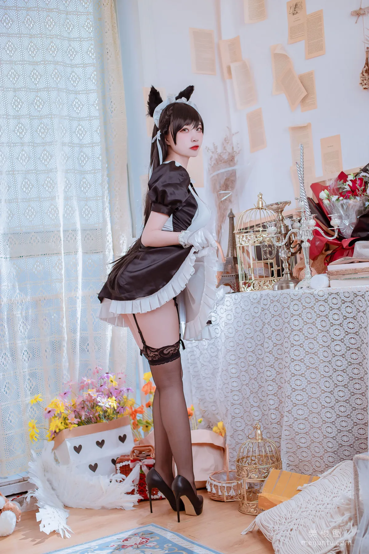 [Cosplay寫真] 二佐Nisa - 犬之眷之碧藍愛宕 女仆 2