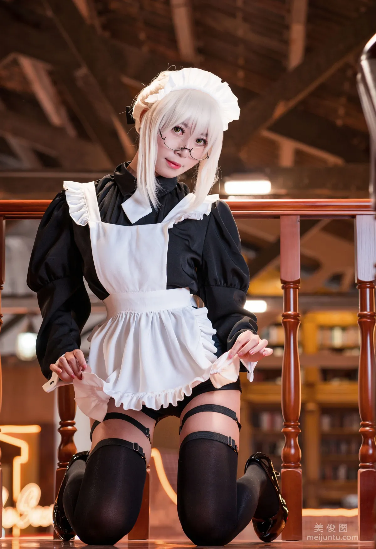 [Cosplay寫真] Money冷冷 - 95式玉玲珑-黑呆女仆 4