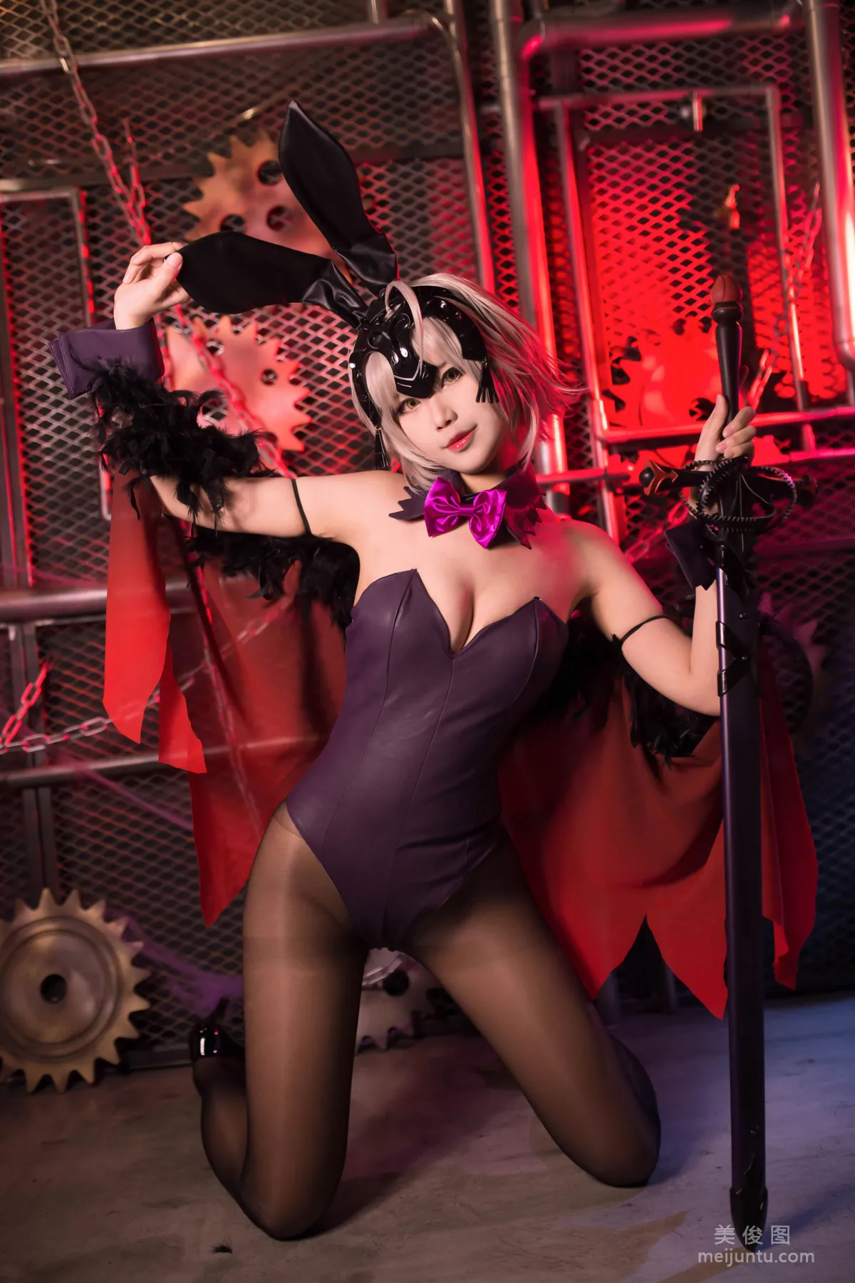 [Cosplay] Coser萱-KaYa - 黑貞 兔女郎 8