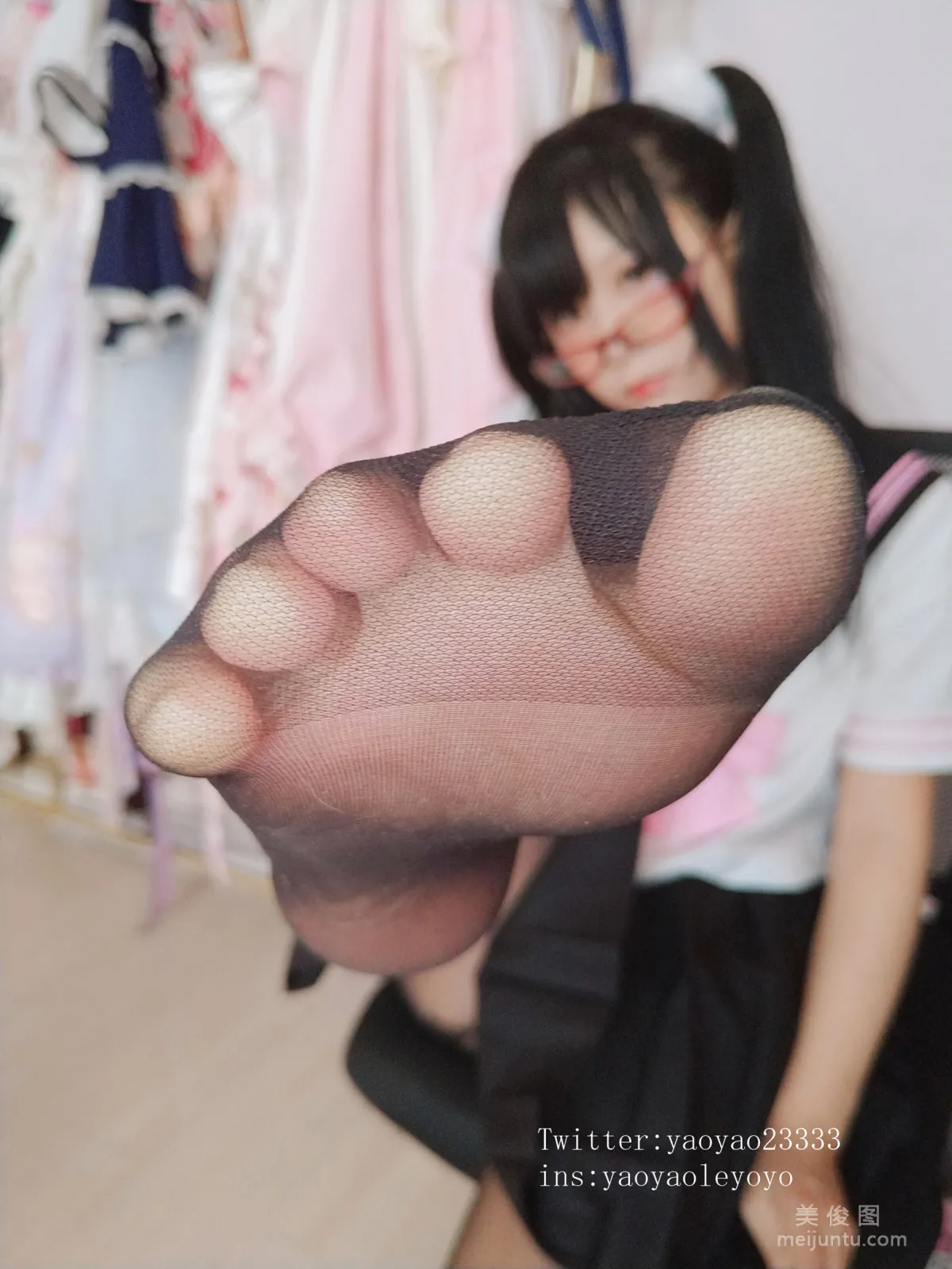 [Cosplay寫真] 搖搖樂yoyo - 黑絲小惡魔 24