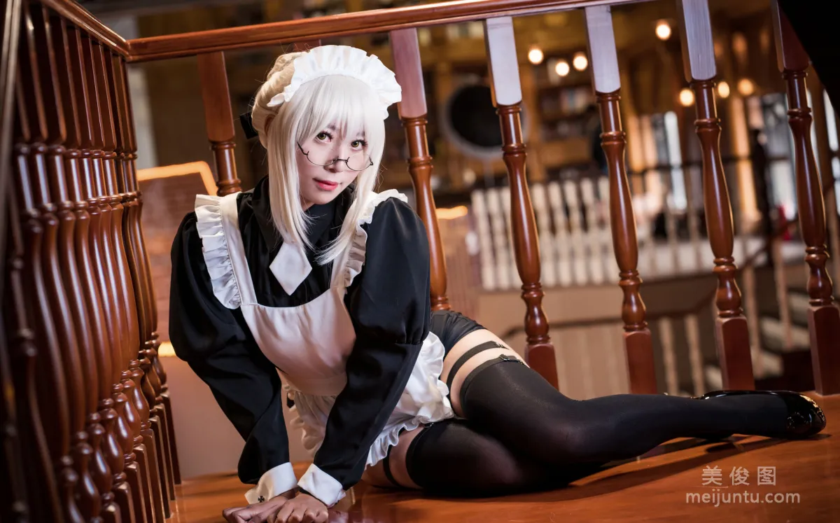 [Cosplay寫真] Money冷冷 - 95式玉玲珑-黑呆女仆 6