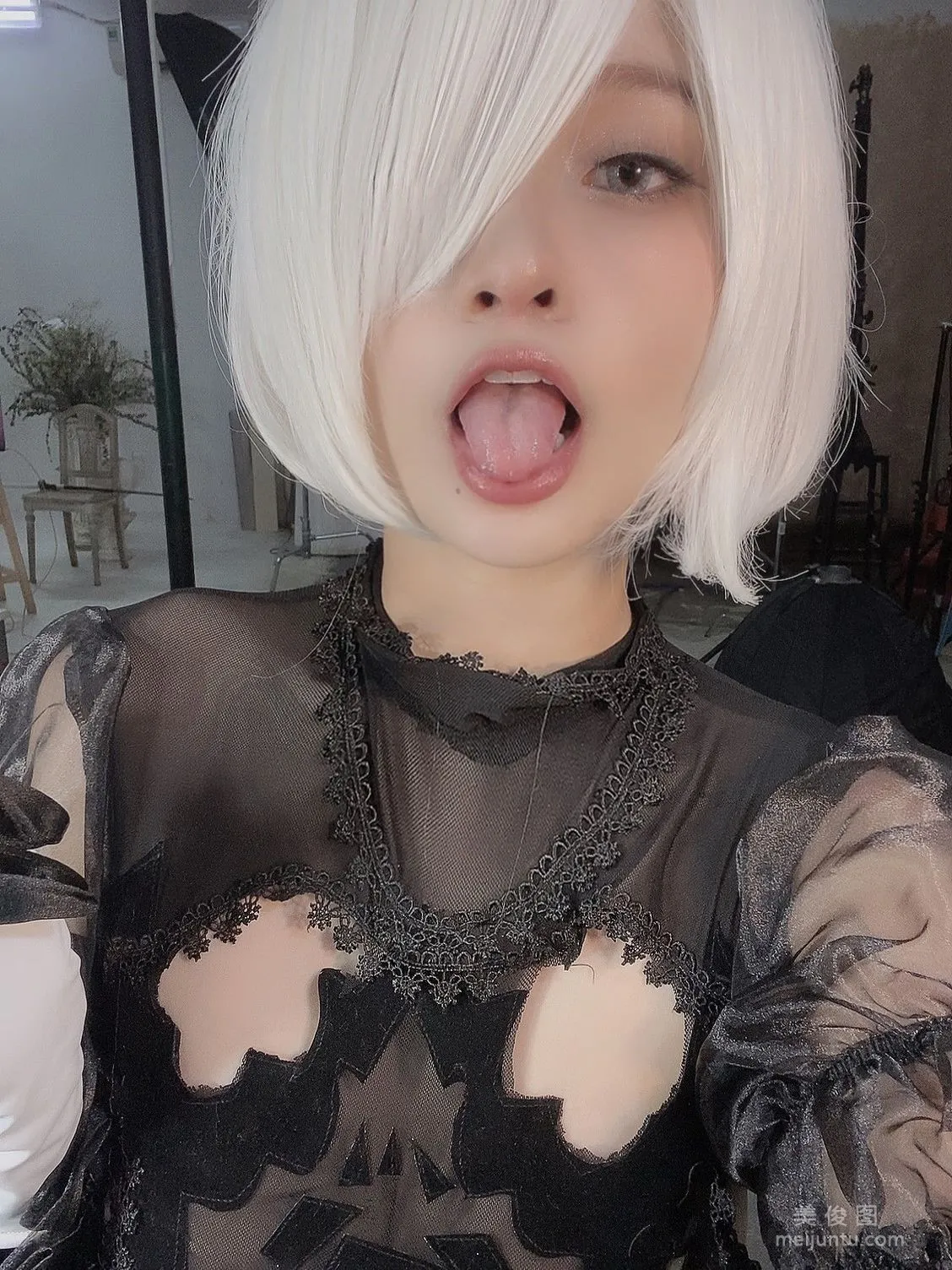[Cosplay] Azami福利 - 2B Black Dress17