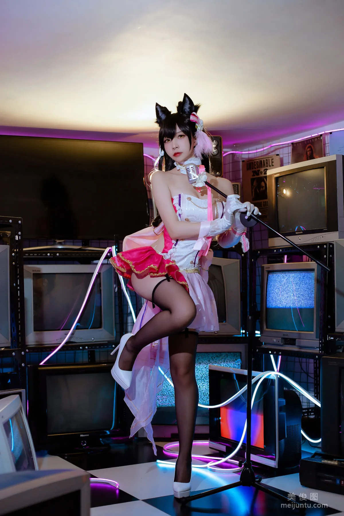[Cosplay寫真] 二佐Nisa - 犬之眷之碧藍愛宕 打歌服 4