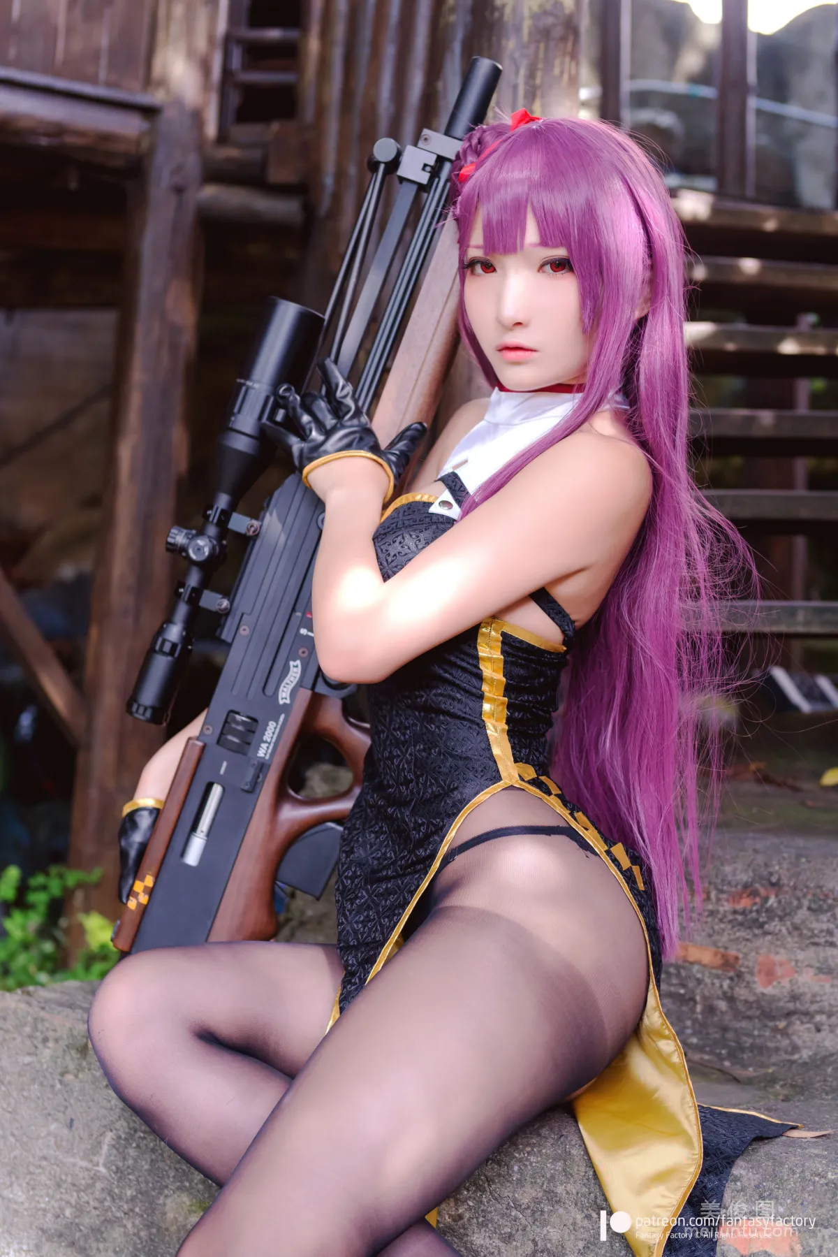 [Cosplay写真] 小丁 《Fantasy Factory》 - JK 情趣 旗袍43