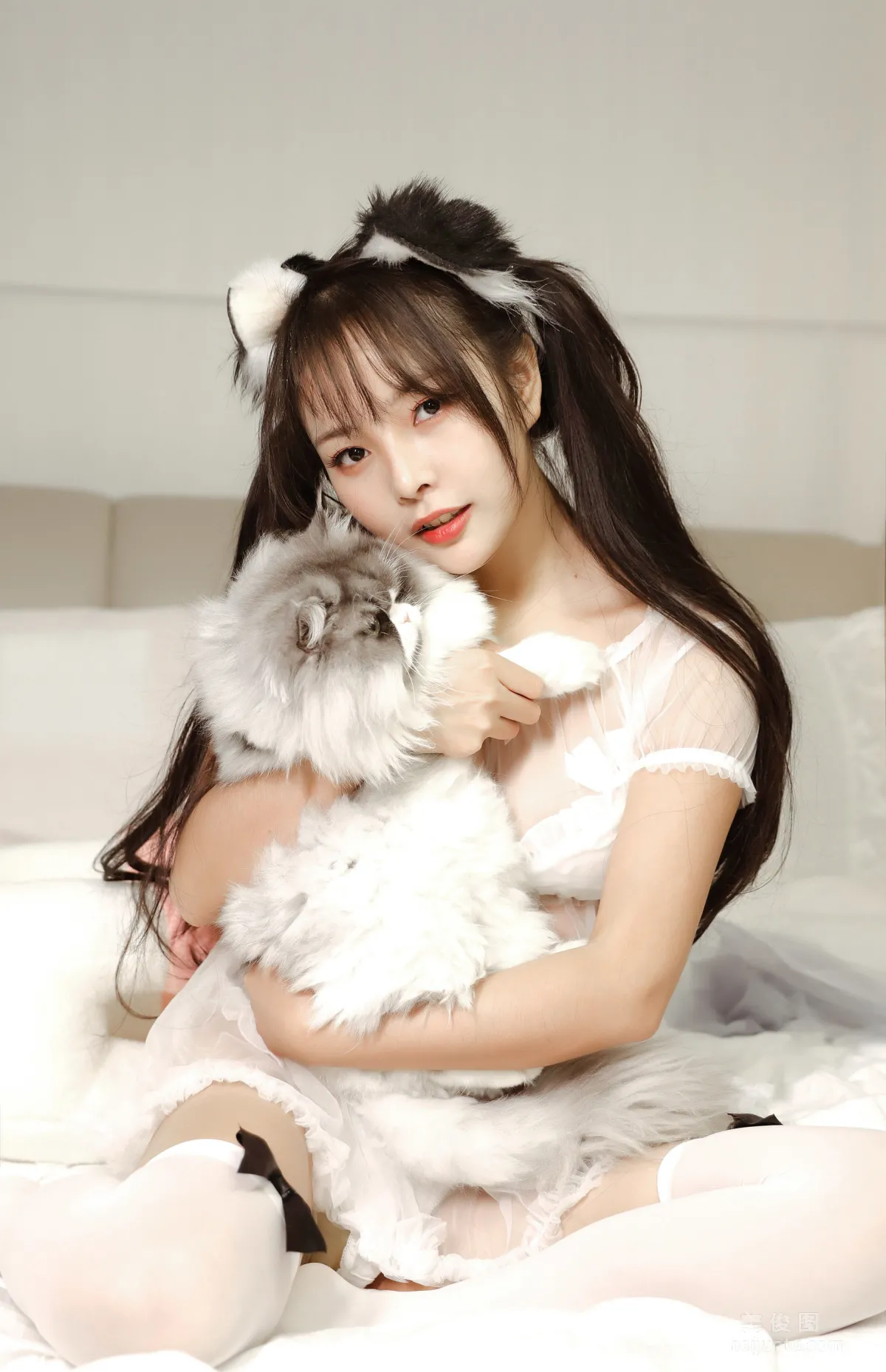 [Cosplay] 蘇嫣嫣阿姨 - 白色貓耳頭飾 4