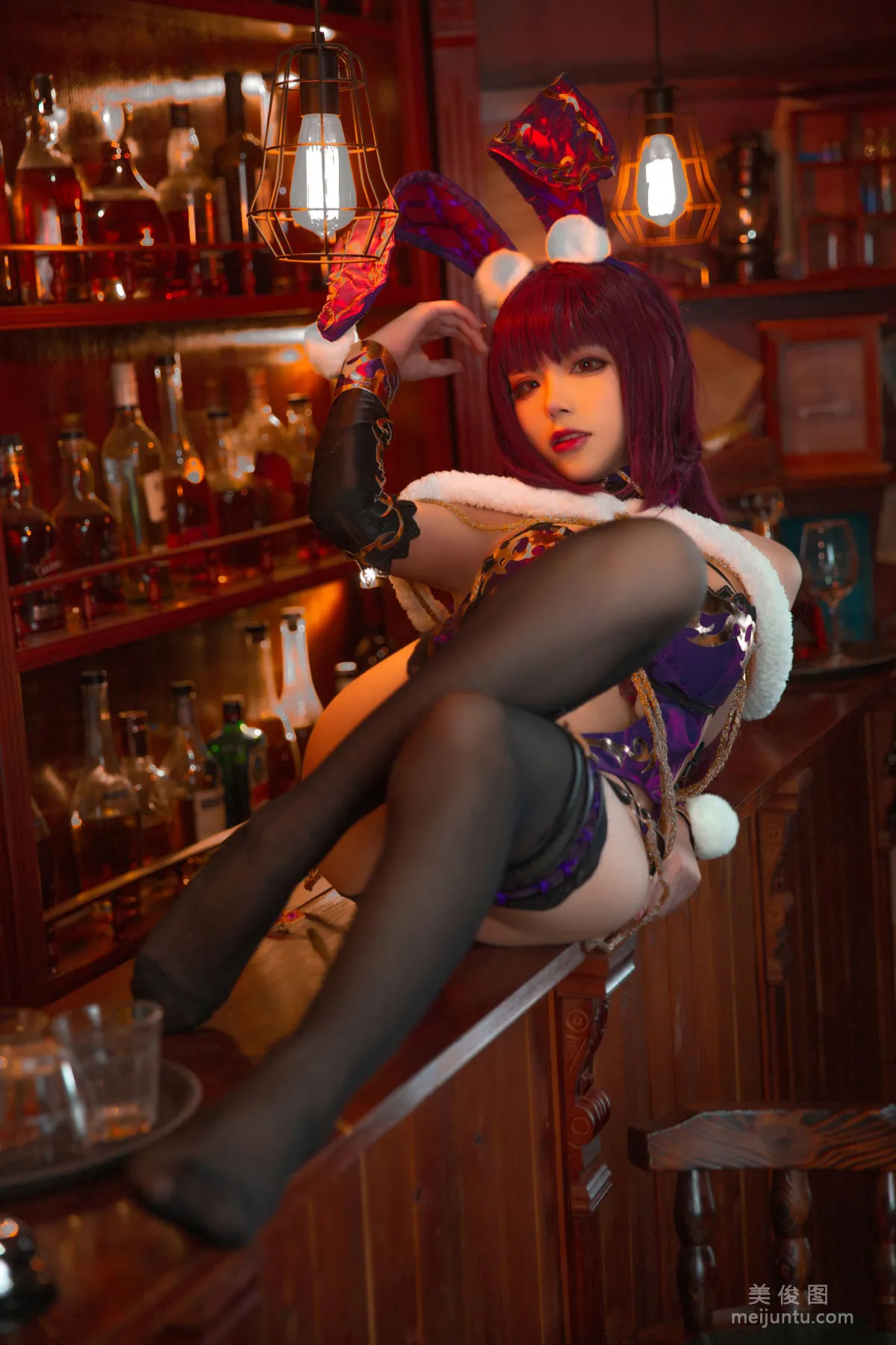 [Cosplay寫真] 起司塊wii - 斯卡哈兔女郎 28