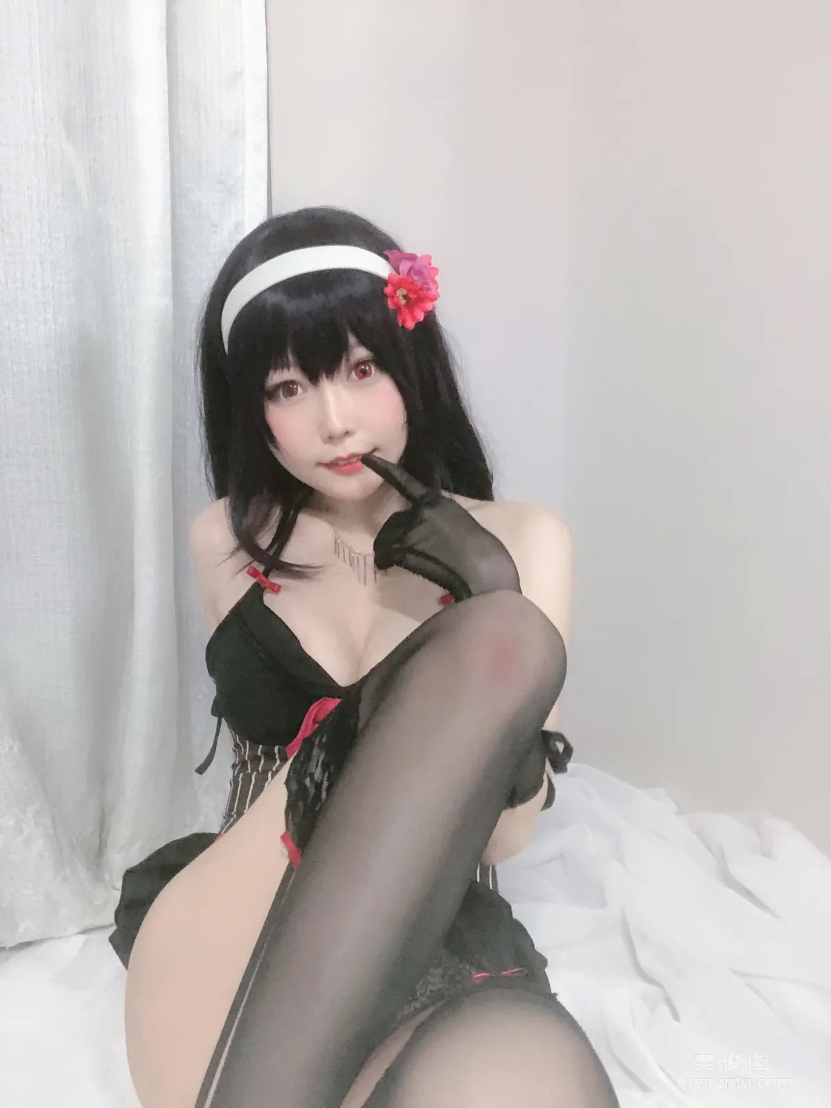 [Cosplay] 香草喵露露 - 詩羽學姐睡衣 22