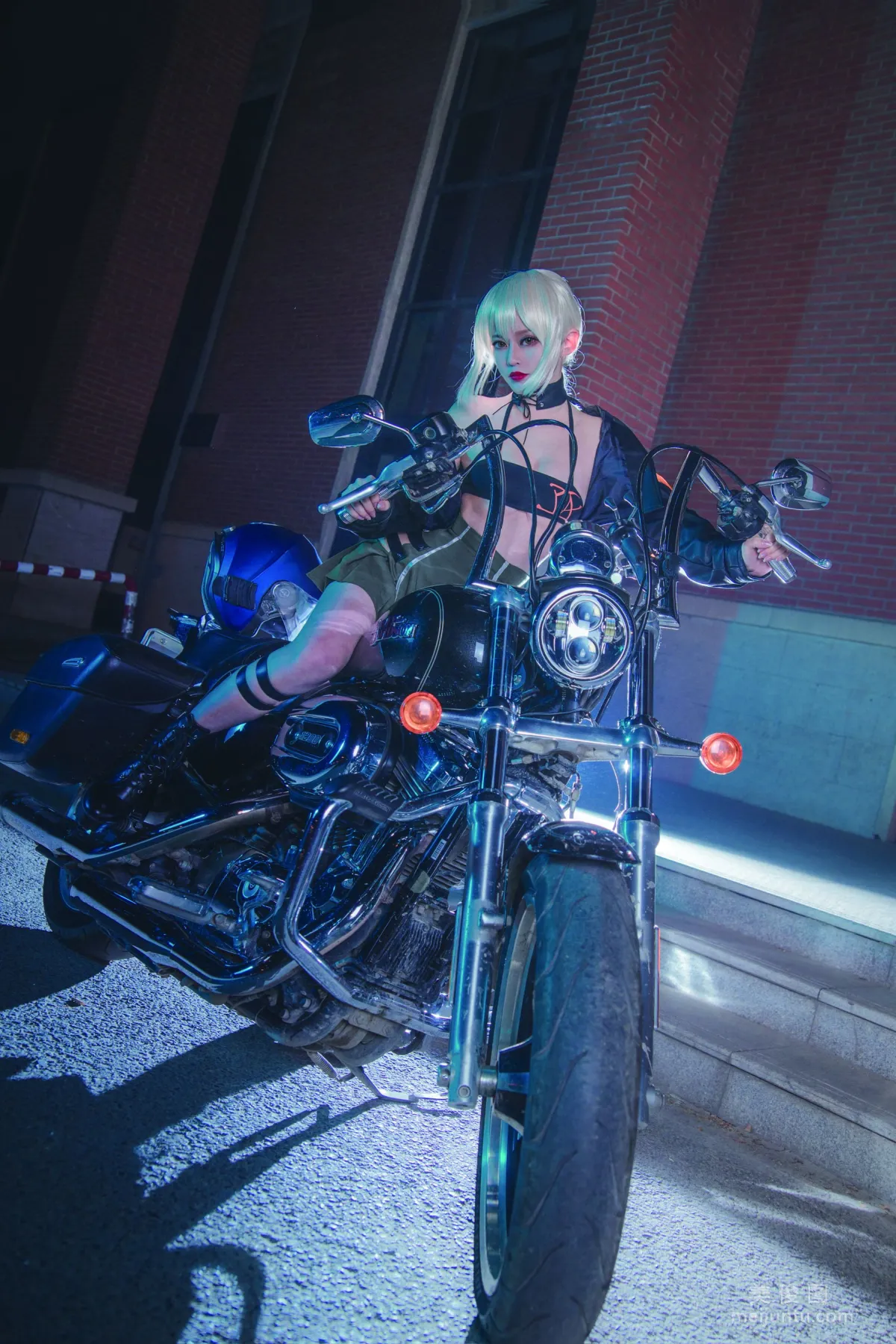 [Cosplay] 铁板烧鬼舞w - 中山码头黑贞黑呆双人12