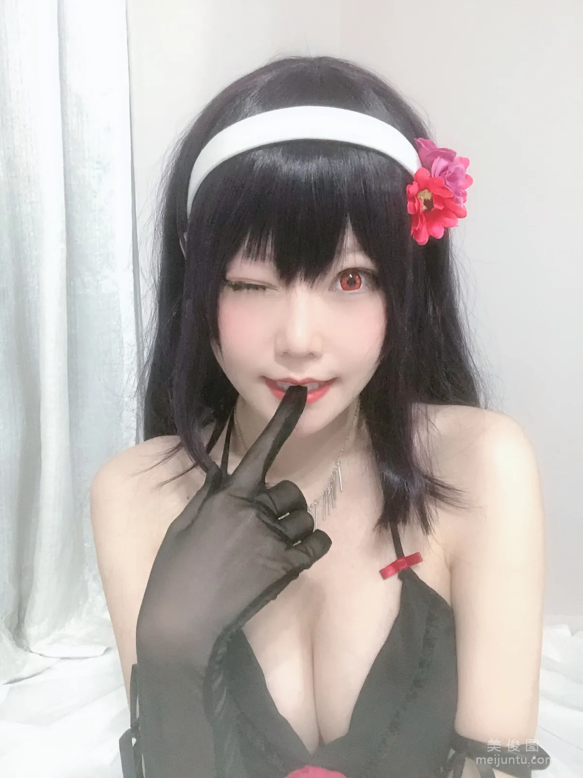 [Cosplay] 香草喵露露 - 詩羽學姐睡衣 32