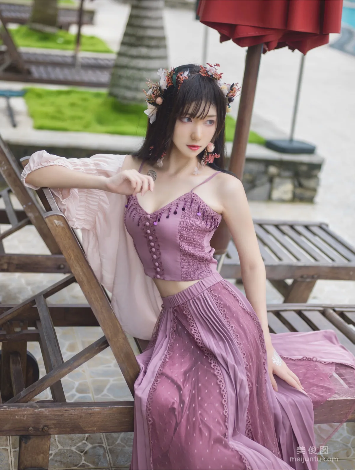 [Cosplay寫真] 南桃Momoko - 紫日常 3