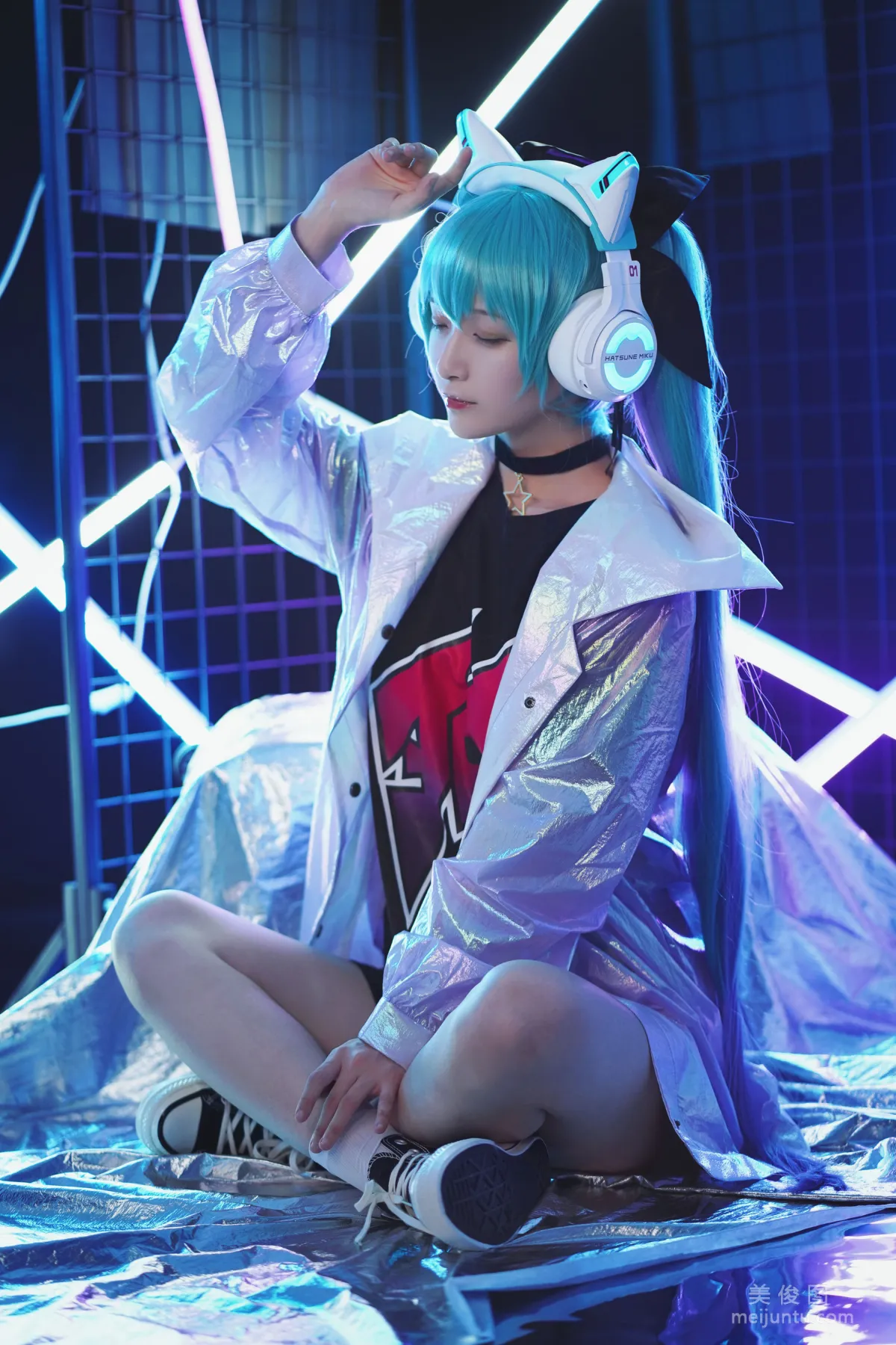 [Cosplay] 動漫博主鐵闆燒鬼舞w - 妖舞耳機miku 寫真集 12