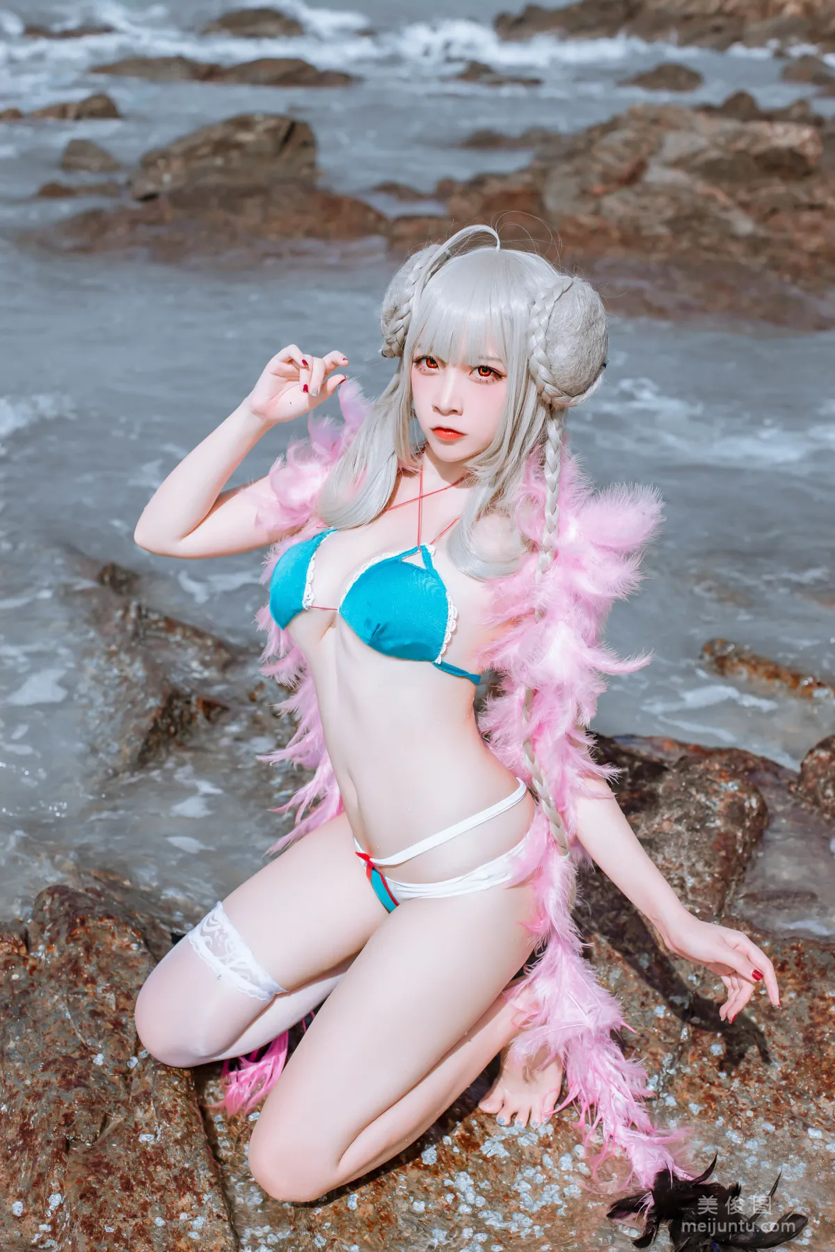 [Cosplay] 二佐Nisa - 碧蓝可畏泳装 写真集21