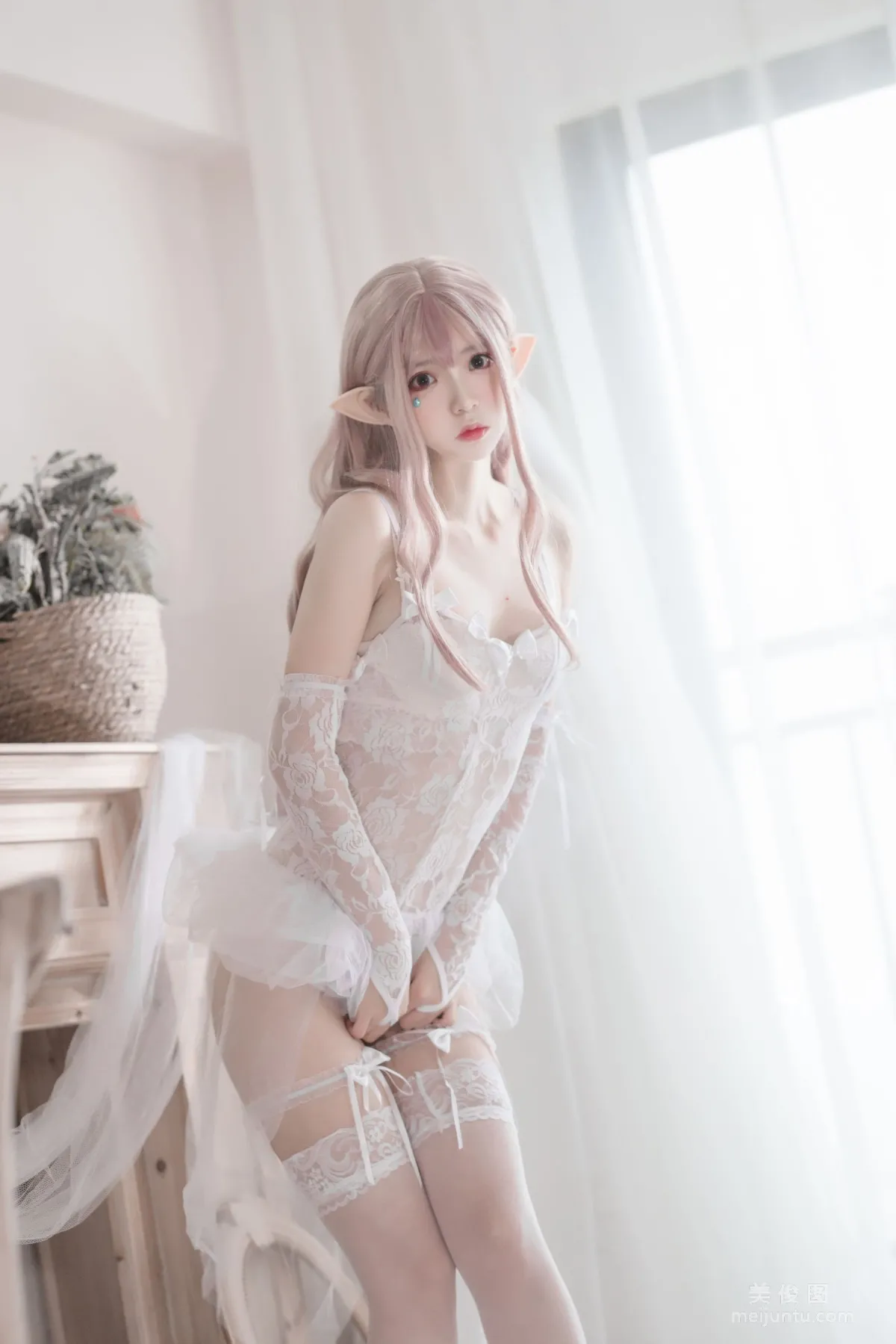 [Cosplay寫真] 瘋貓ss - 純白精靈 21