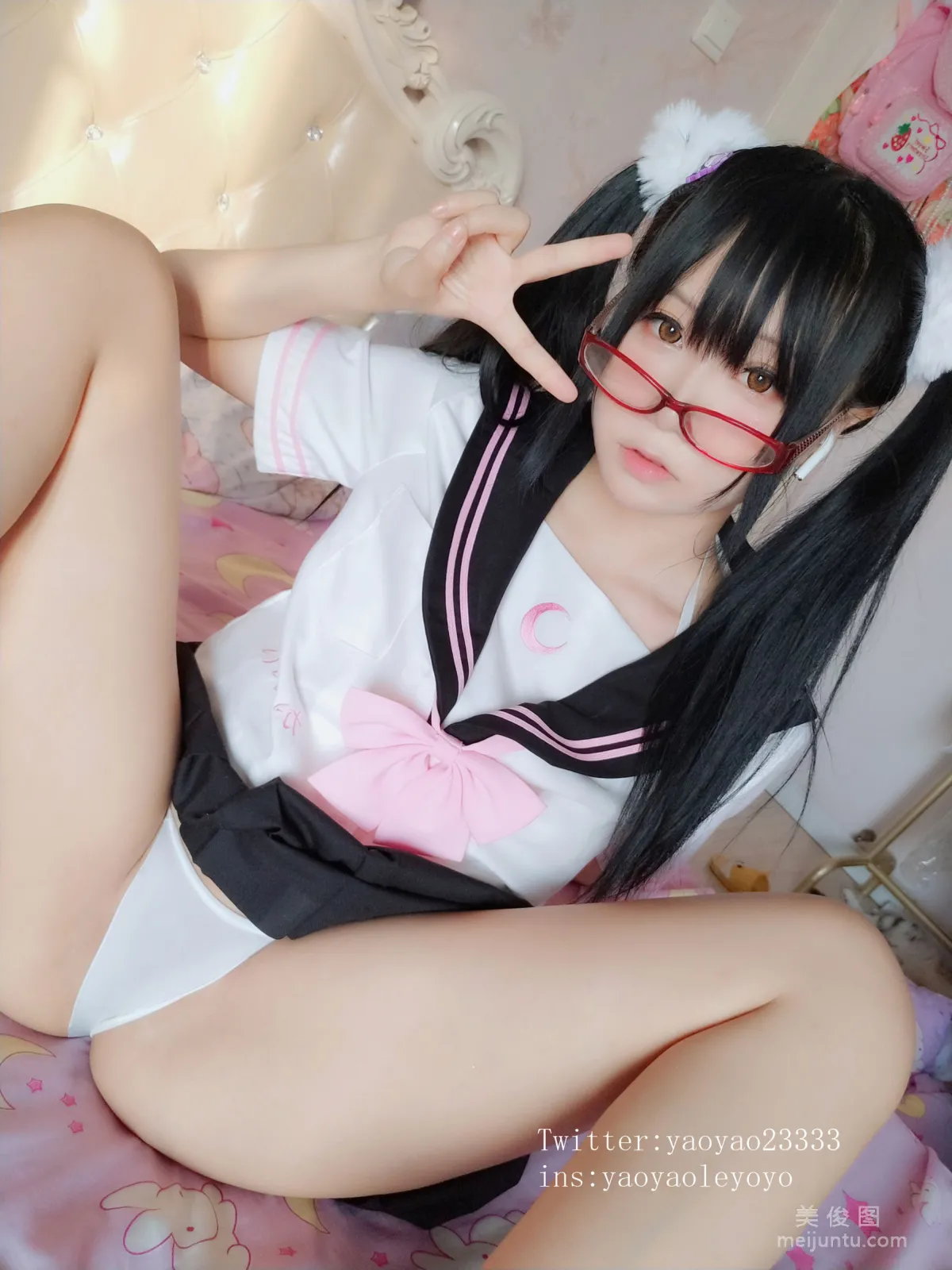 [Cosplay寫真] 搖搖樂yoyo - 黑絲小惡魔 70