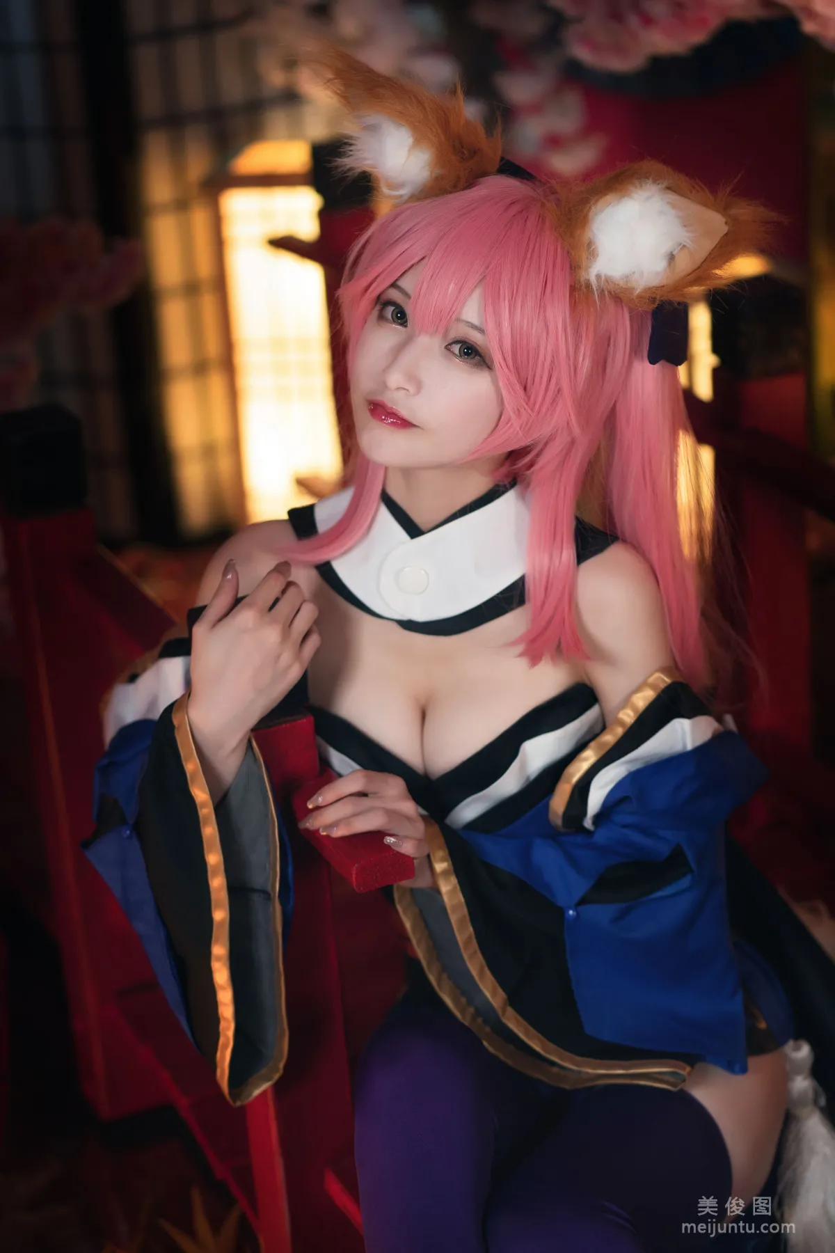 [Cosplay] 动漫博主铁板烧鬼舞w - 玉藻前 原皮15