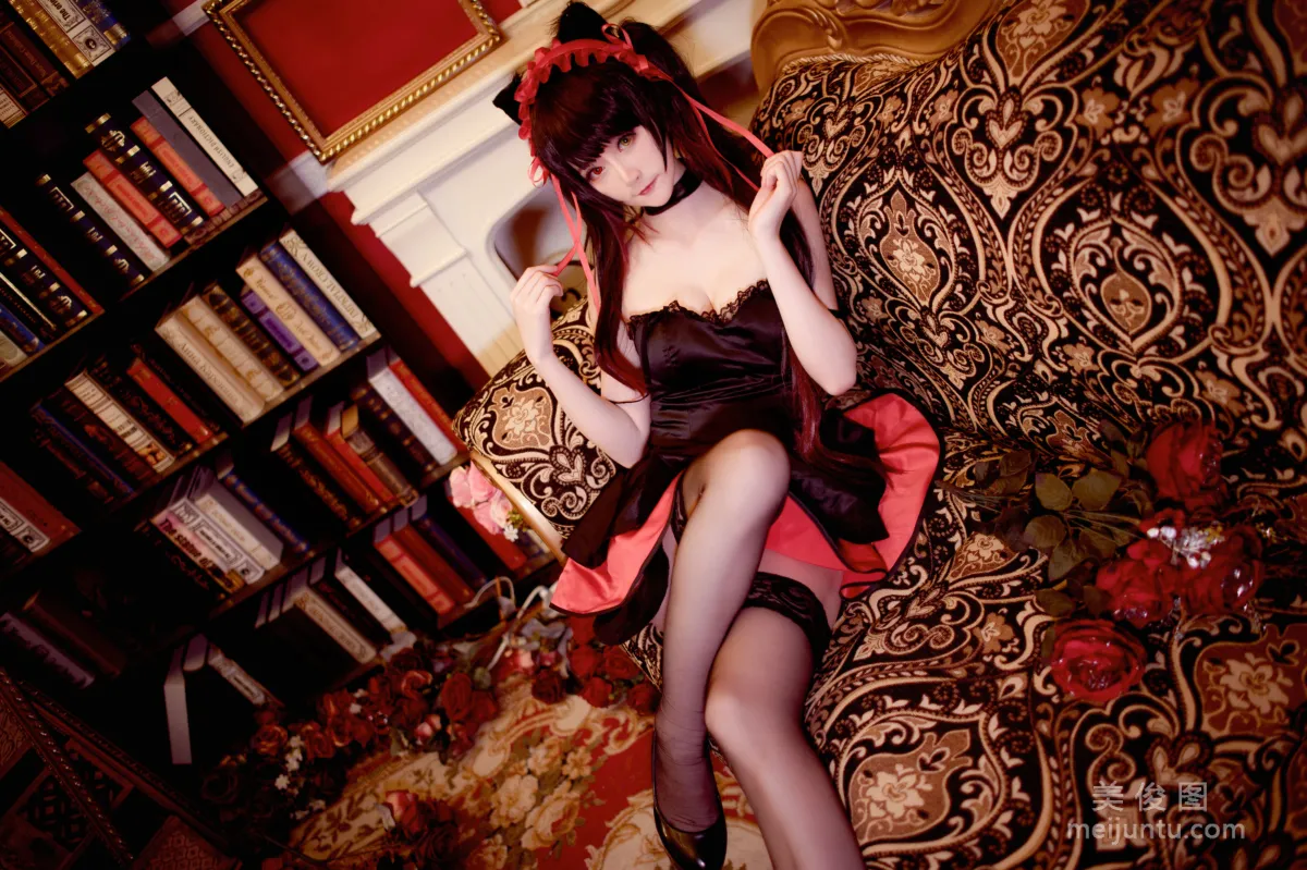 [Cosplay] 萌宠博主yui金鱼 - 时崎狂三 黑裙 写真集9