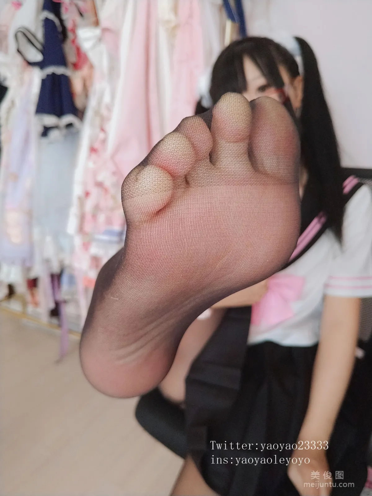 [Cosplay寫真] 搖搖樂yoyo - 黑絲小惡魔 23