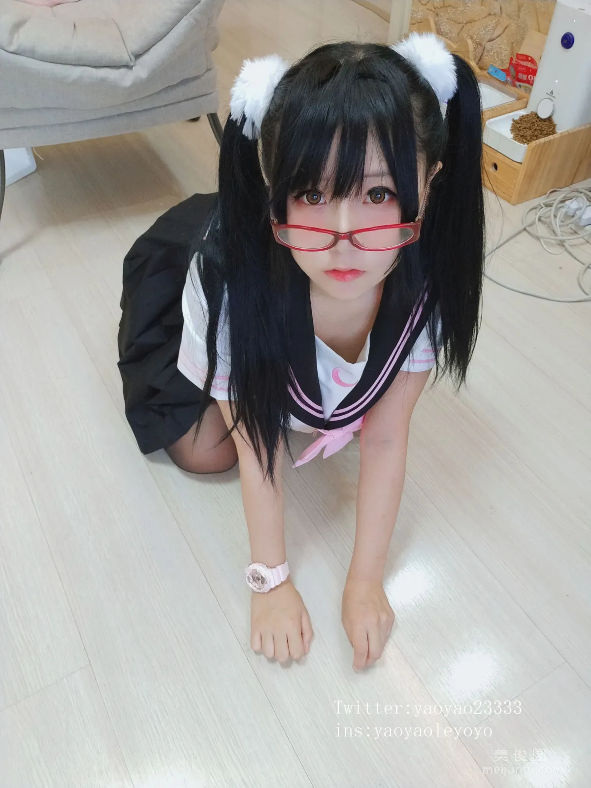 [Cosplay寫真] 搖搖樂yoyo - 黑絲小惡魔 27