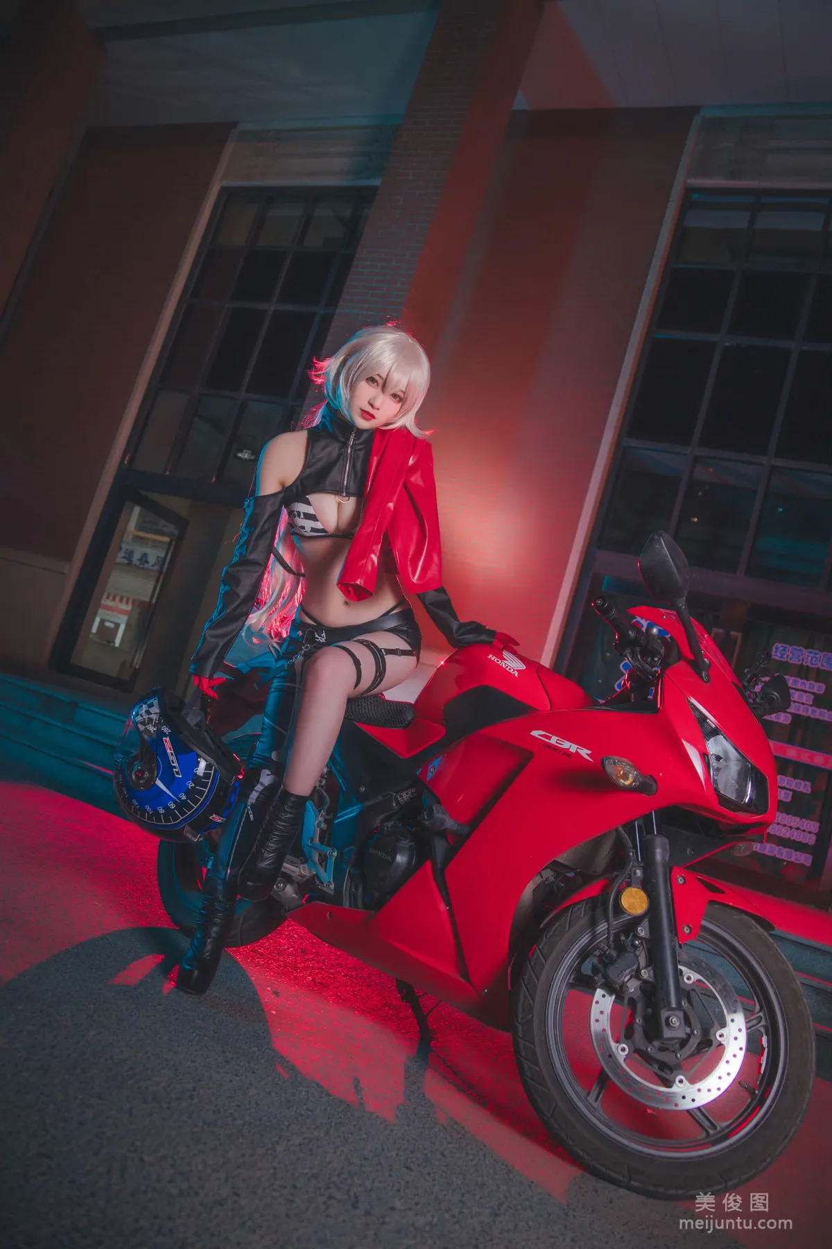 [Cosplay] 铁板烧鬼舞w - 中山码头黑贞黑呆双人6