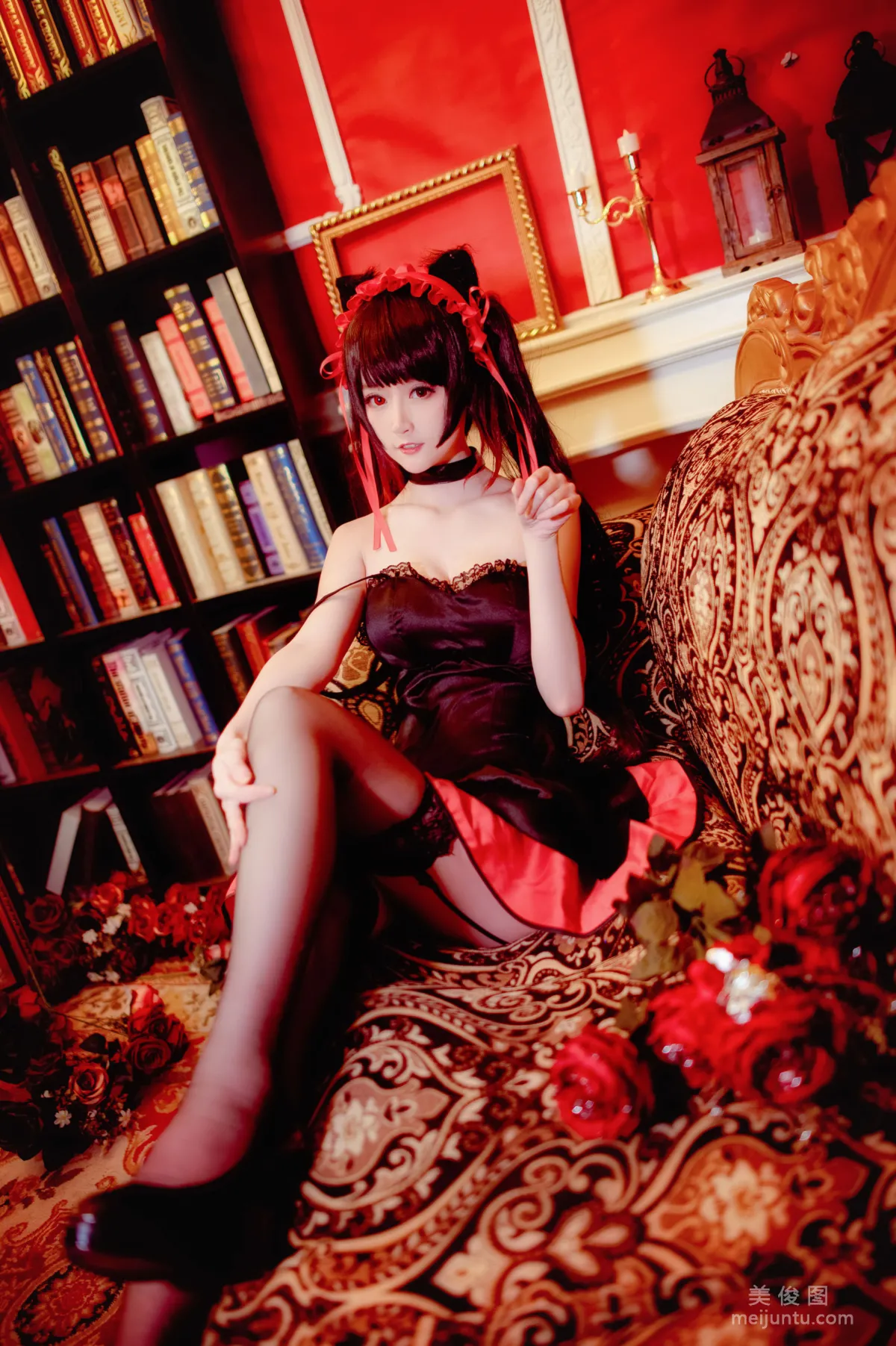 [Cosplay] 萌宠博主yui金鱼 - 时崎狂三 黑裙 写真集2