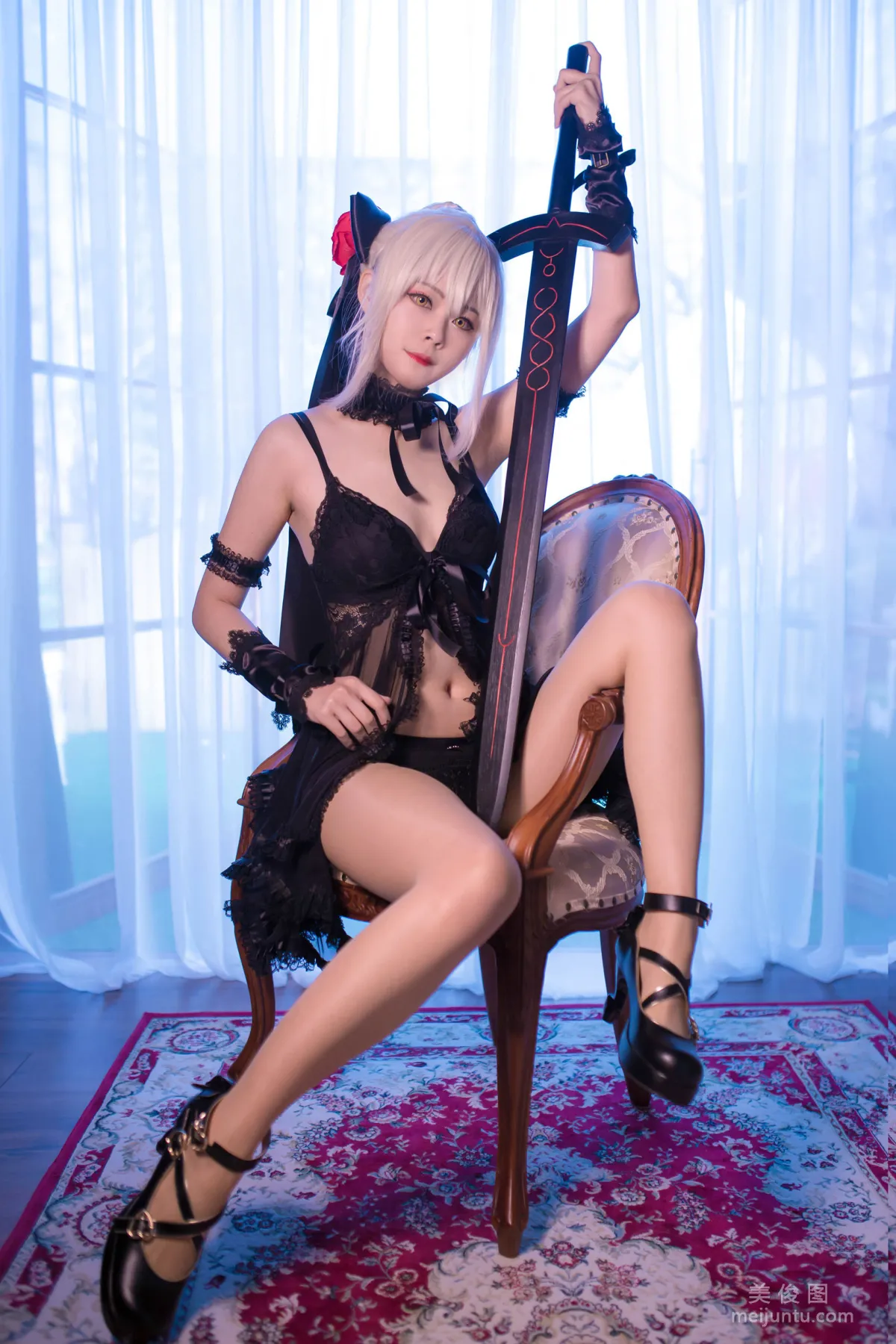 [Cosplay] Coser萱-KaYa - 亞缇 黑呆睡衣 5