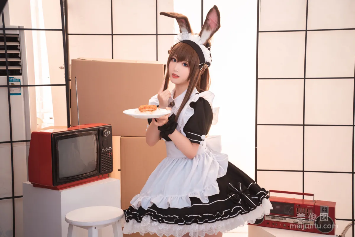 [Cosplay] 可愛人氣Coser面餅仙兒 - 阿米驢女仆 15