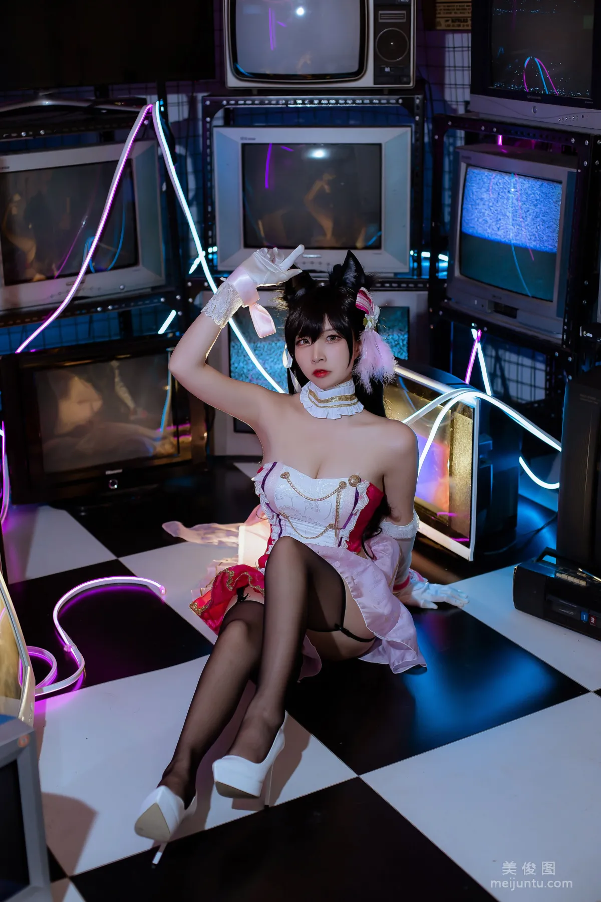 [Cosplay寫真] 二佐Nisa - 犬之眷之碧藍愛宕 打歌服 9