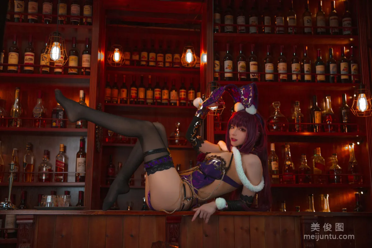 [Cosplay寫真] 起司塊wii - 斯卡哈兔女郎 25