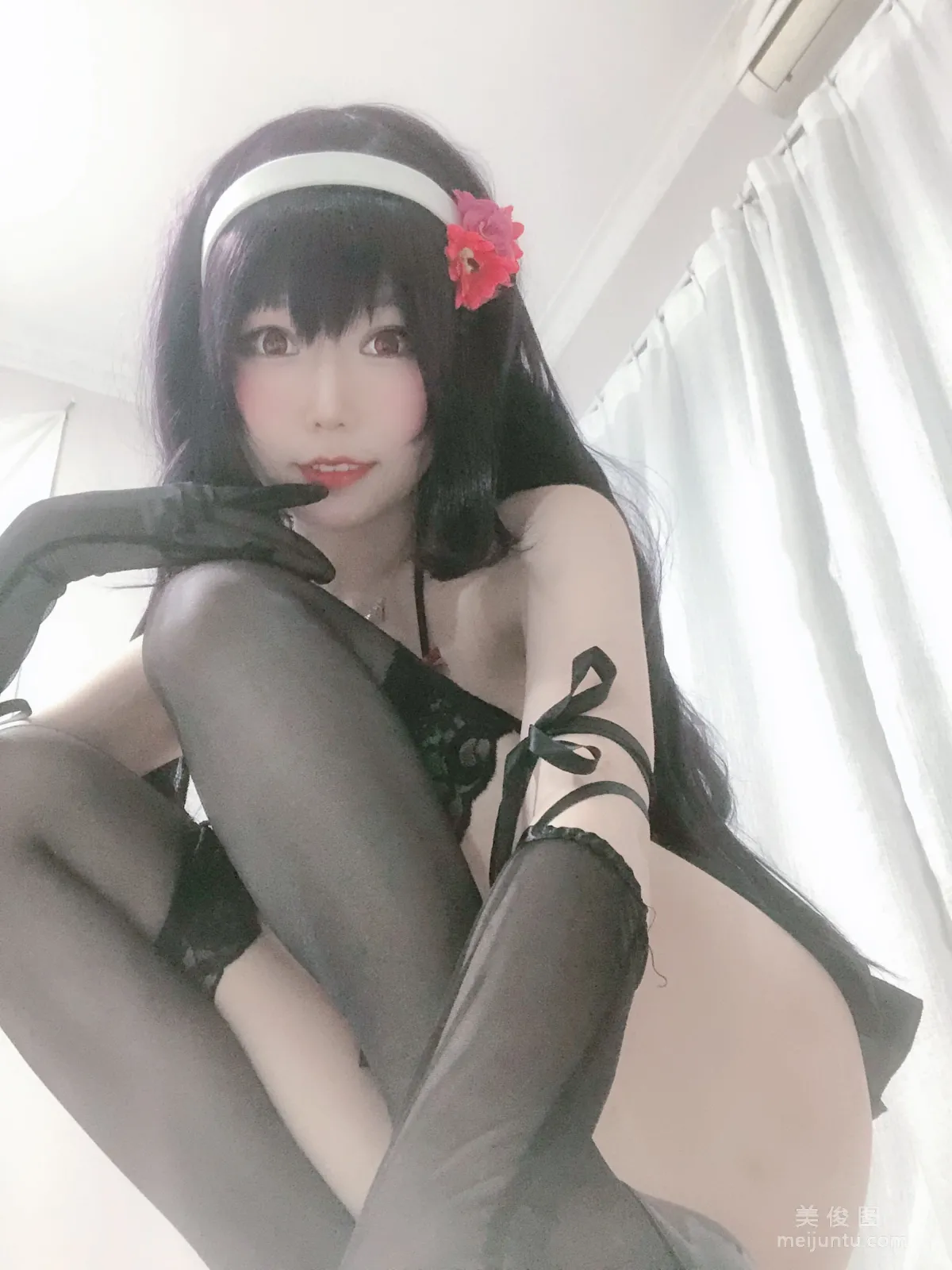 [Cosplay] 香草喵露露 - 詩羽學姐睡衣 44