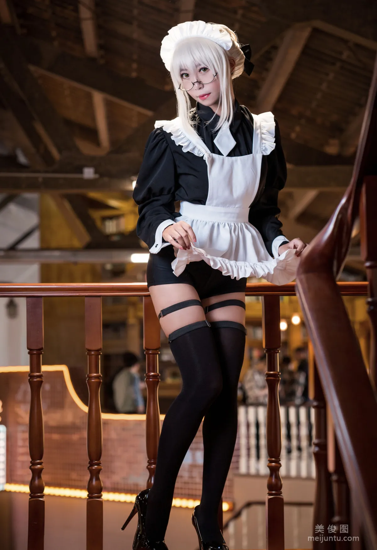[Cosplay寫真] Money冷冷 - 95式玉玲珑-黑呆女仆 17