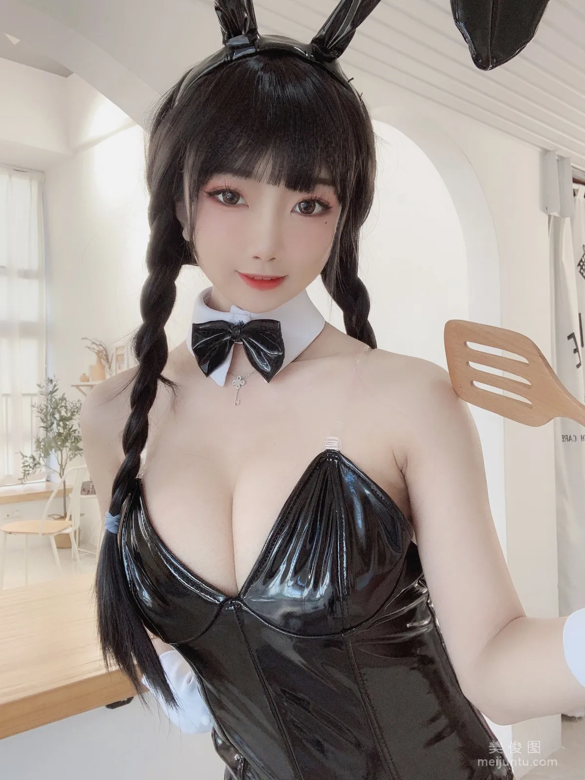 [Cosplay] 鬼畜瑶 - 黑色兔女郎 写真集1