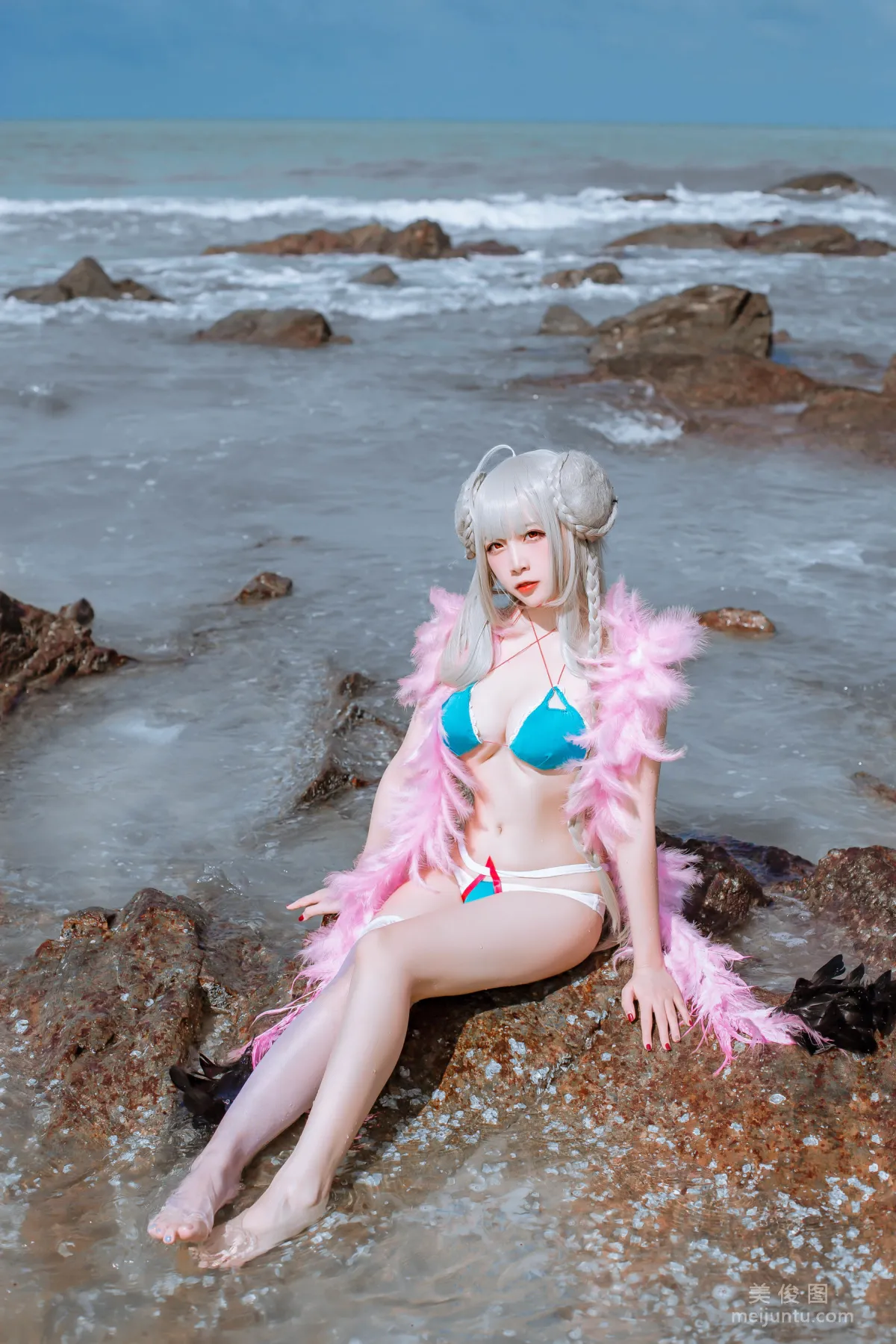 [Cosplay] 二佐Nisa - 碧蓝可畏泳装 写真集18