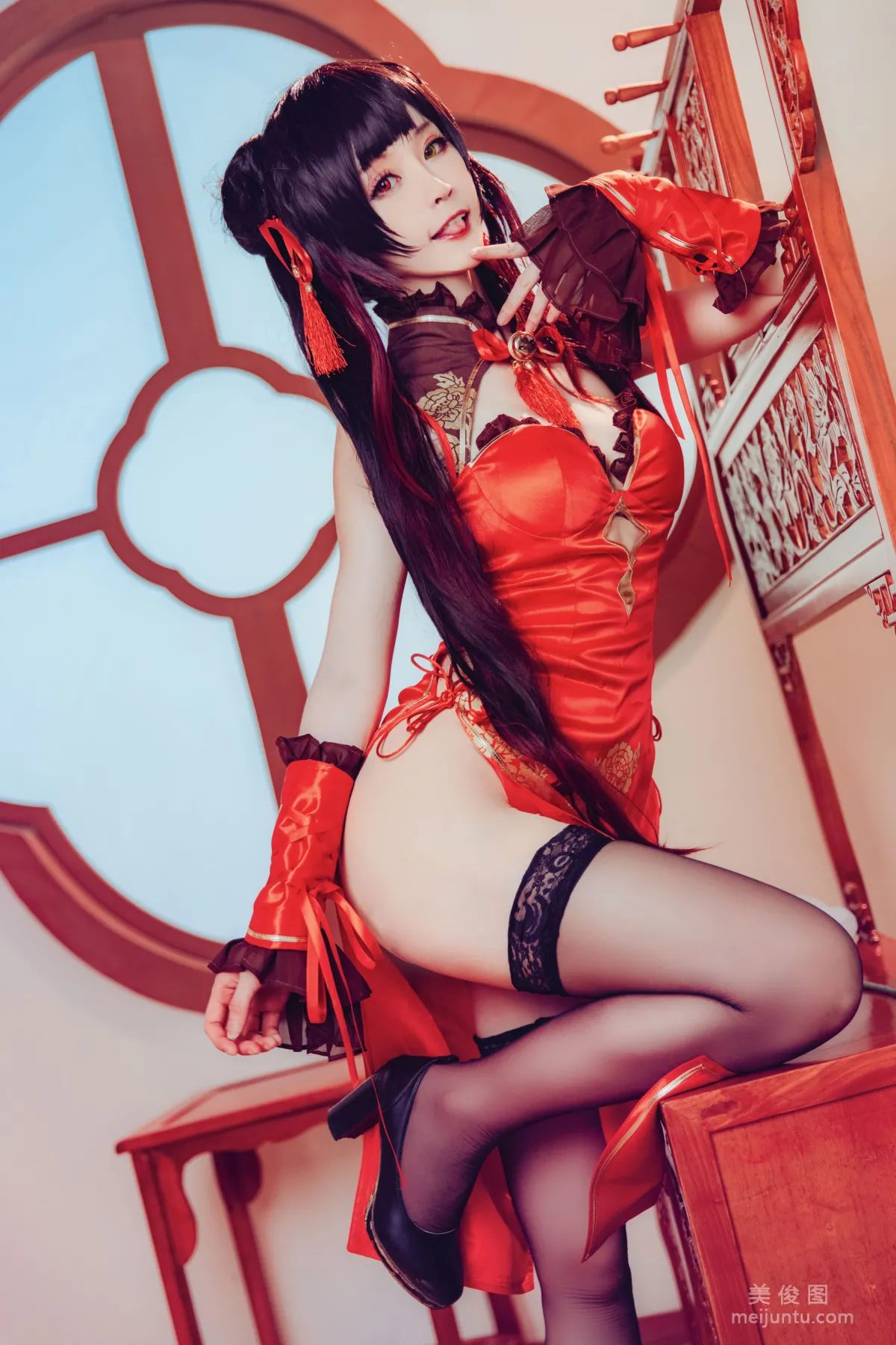 [Cosplay] yui金魚 - 時崎狂三 旗袍 6