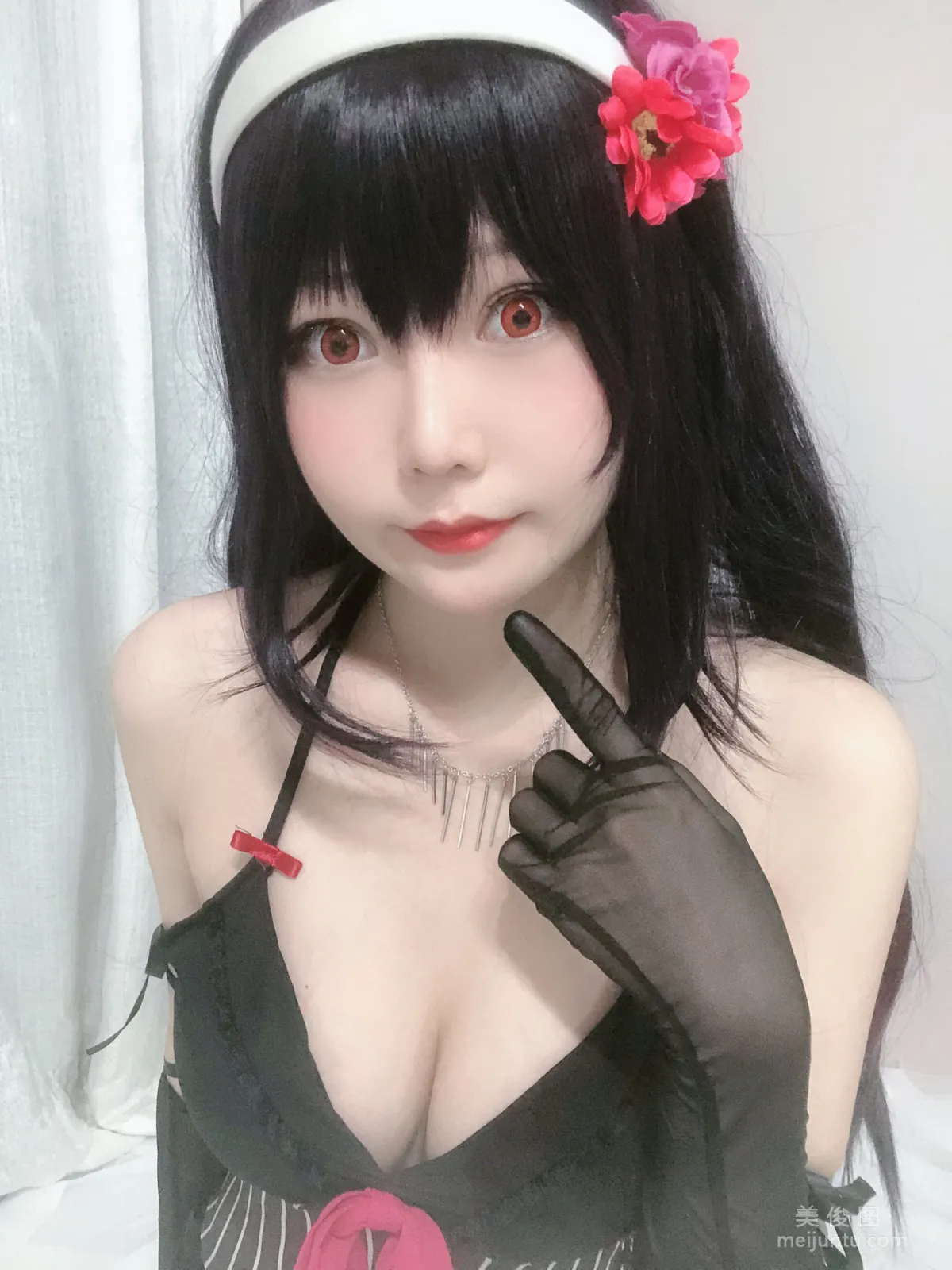 [Cosplay] 香草喵露露 - 詩羽學姐睡衣 34