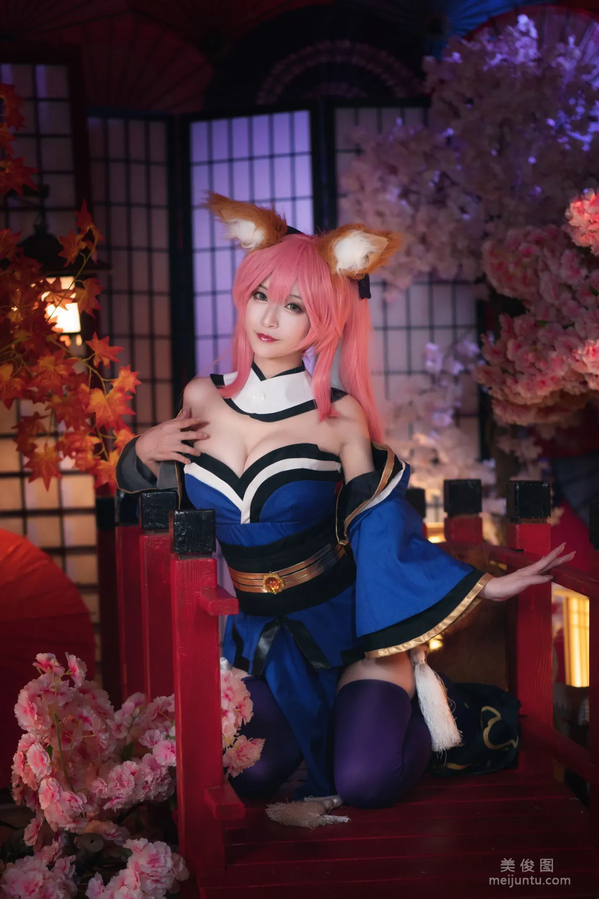 [Cosplay] 动漫博主铁板烧鬼舞w - 玉藻前 原皮25