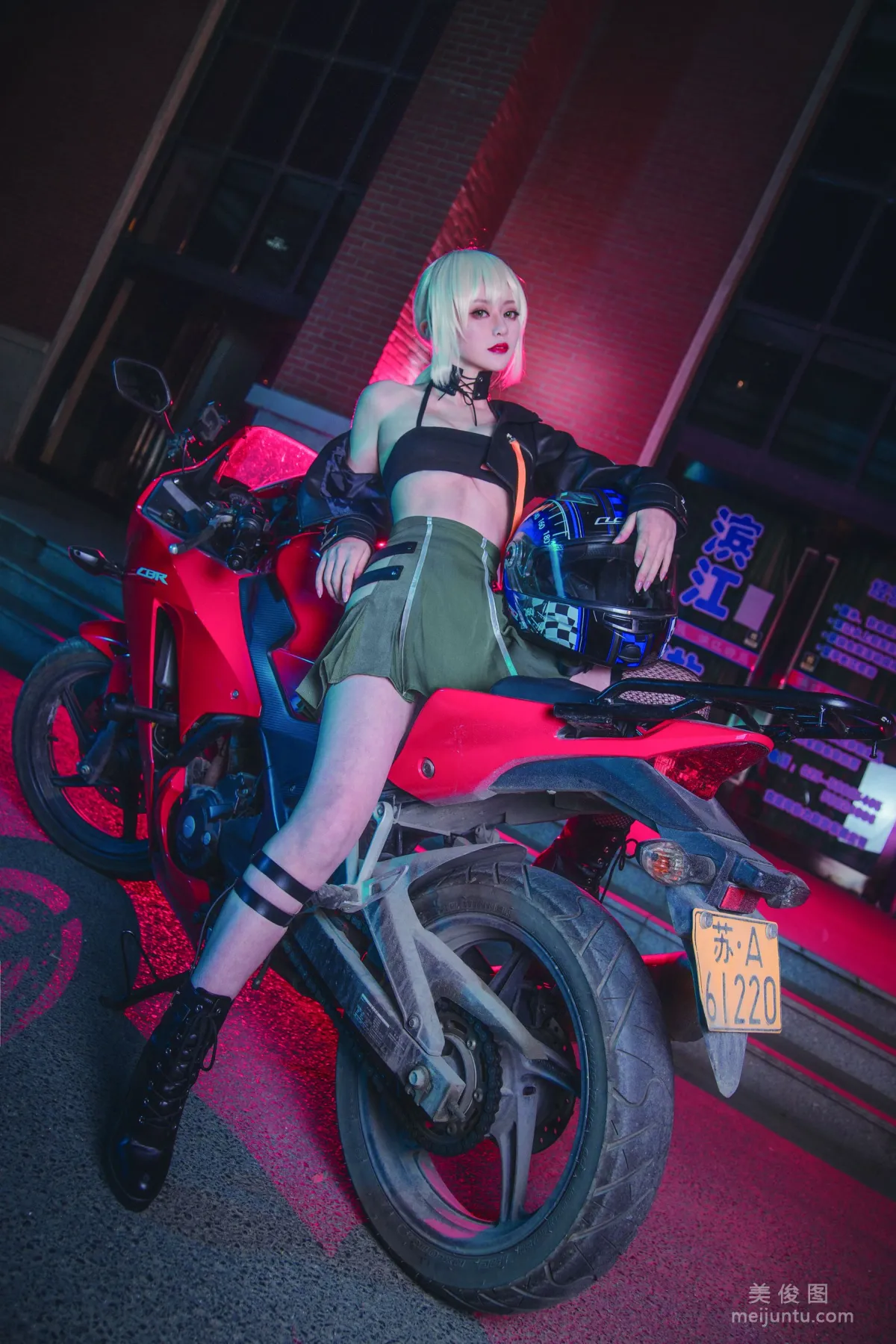[Cosplay] 铁板烧鬼舞w - 中山码头黑贞黑呆双人10