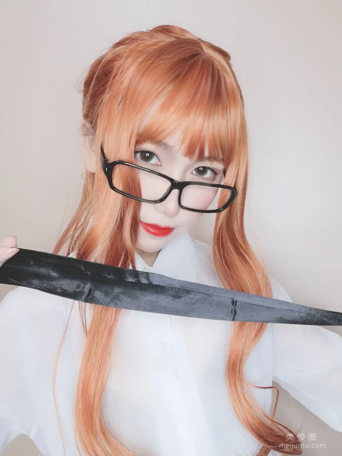 [Cosplay] 芋圓侑子SJ_ - 黑絲女教師 寫真集 9