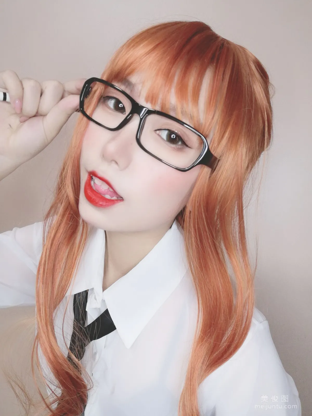 [Cosplay] 芋圓侑子SJ_ - 黑絲女教師 寫真集 7