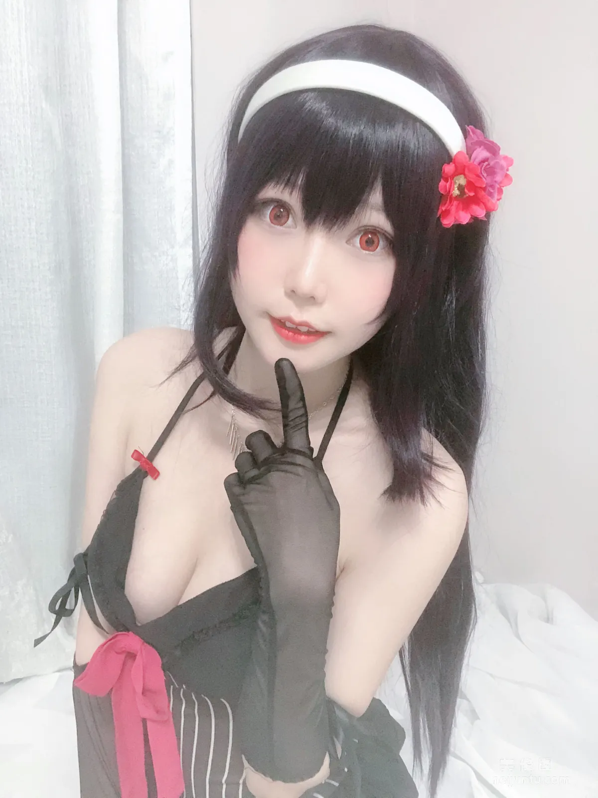 [Cosplay] 香草喵露露 - 詩羽學姐睡衣 24