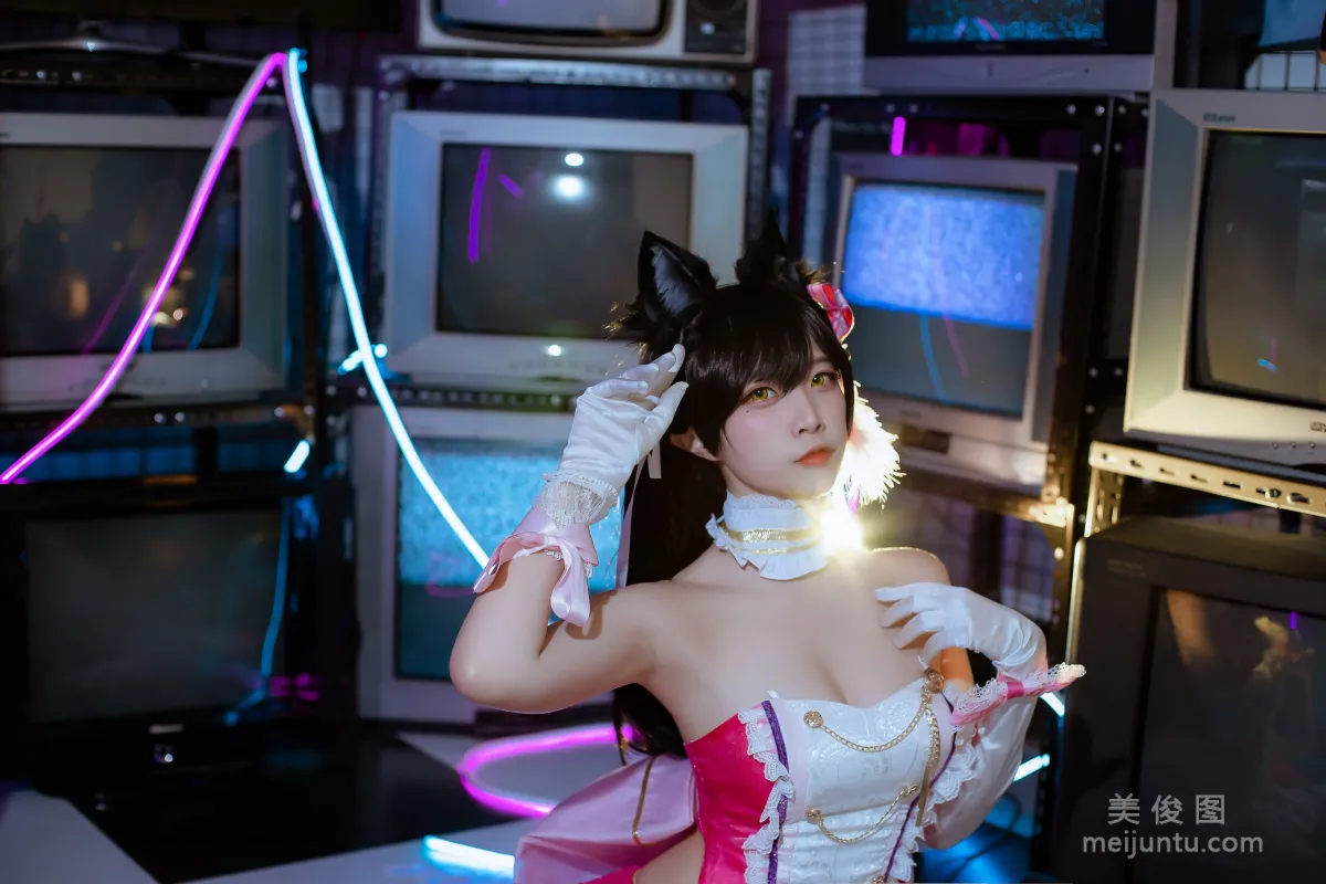 [Cosplay寫真] 二佐Nisa - 犬之眷之碧藍愛宕 打歌服 14