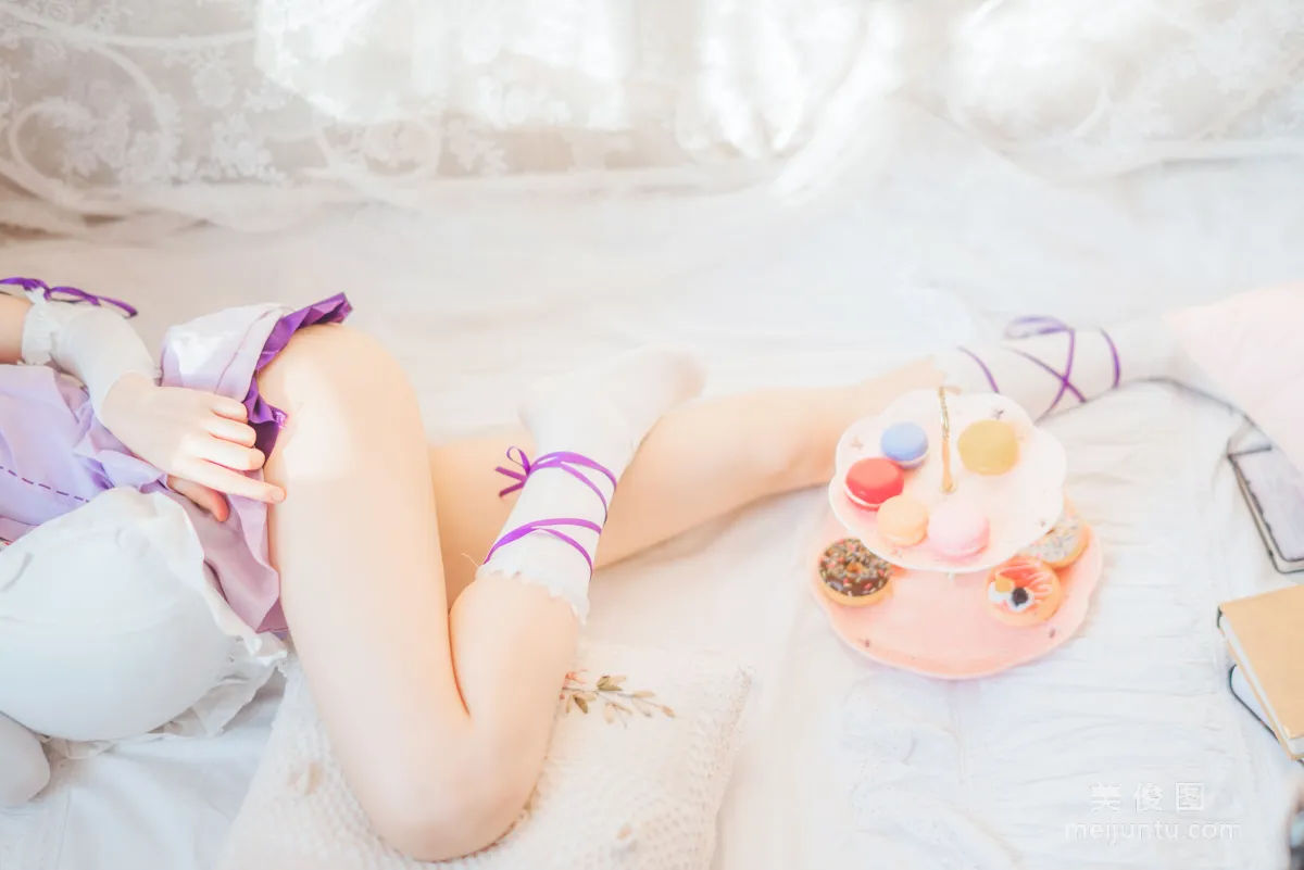[Cosplay寫真] 桜桃喵 - 蕾姆小睡裙 34