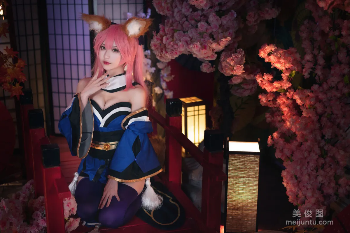 [Cosplay] 动漫博主铁板烧鬼舞w - 玉藻前 原皮31
