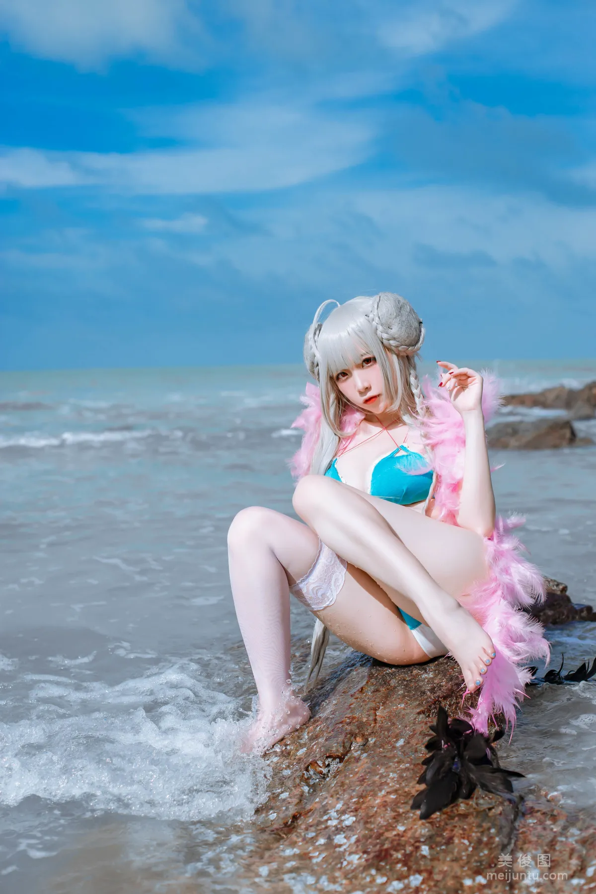 [Cosplay] 二佐Nisa - 碧蓝可畏泳装 写真集16