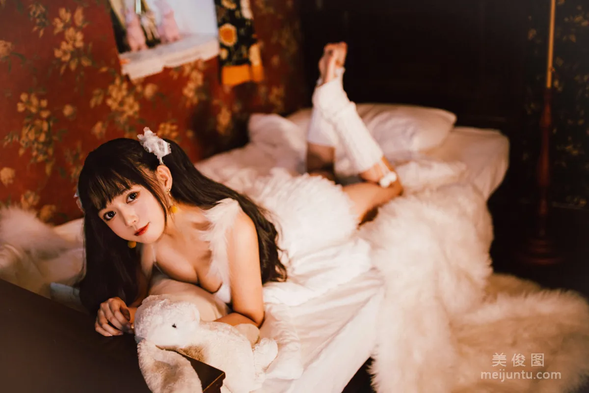 [Cosplay] 大眼萌妹黑貓貓OvO - 白色雙馬尾 19