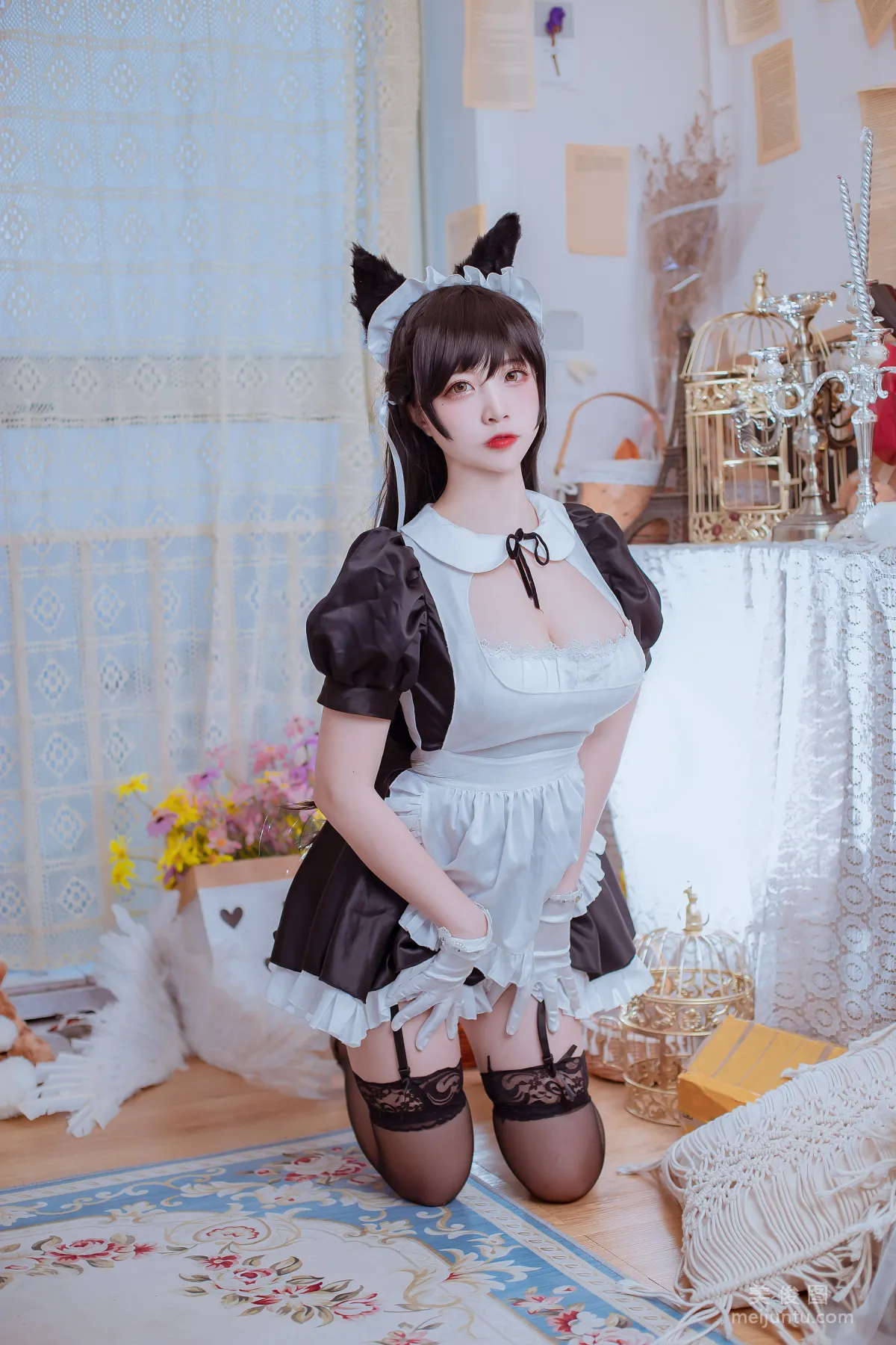 [Cosplay寫真] 二佐Nisa - 犬之眷之碧藍愛宕 女仆 8