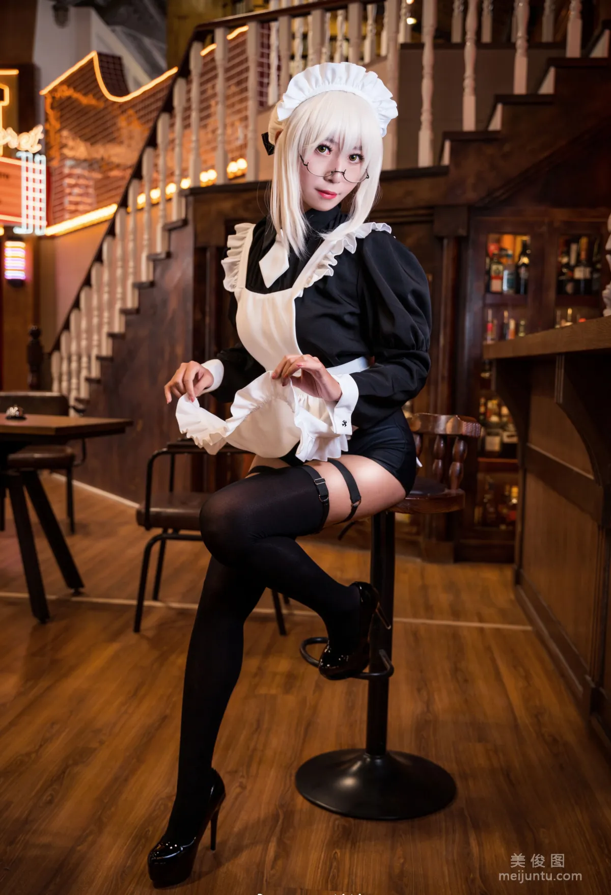 [Cosplay寫真] Money冷冷 - 95式玉玲珑-黑呆女仆 7