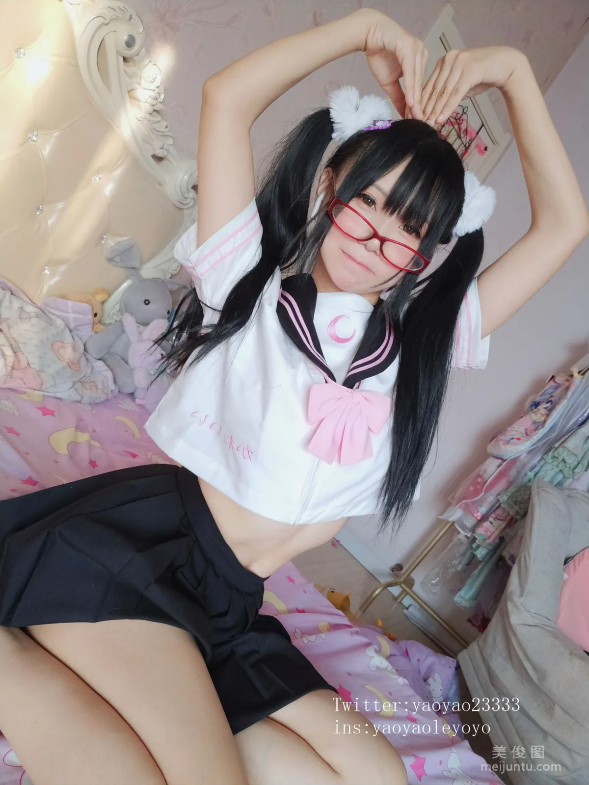 [Cosplay寫真] 搖搖樂yoyo - 黑絲小惡魔 75