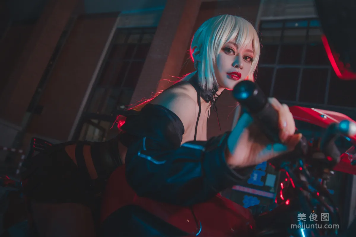 [Cosplay] 铁板烧鬼舞w - 中山码头黑贞黑呆双人13