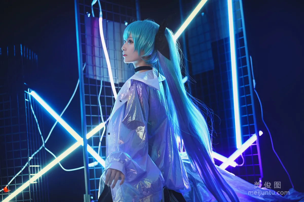 [Cosplay] 動漫博主鐵闆燒鬼舞w - 妖舞耳機miku 寫真集 16
