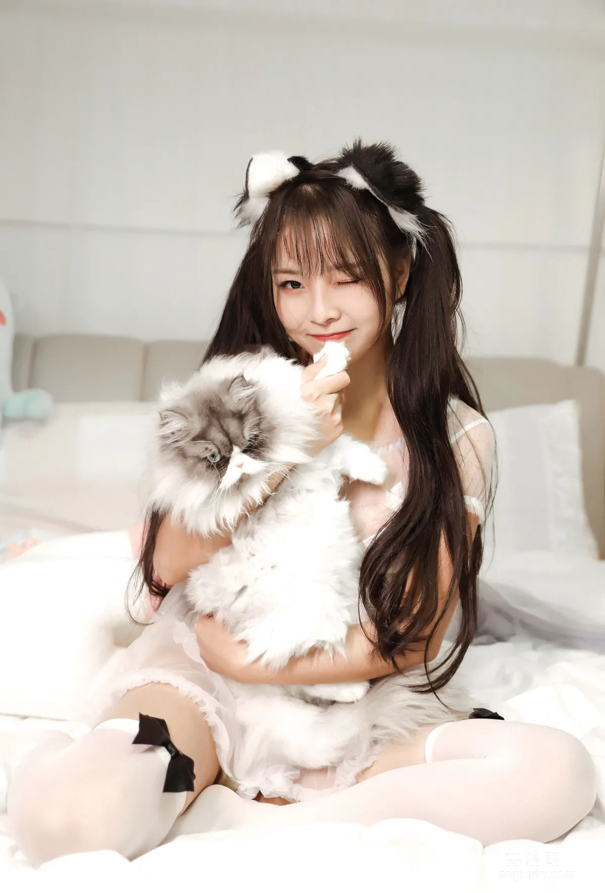 [Cosplay] 蘇嫣嫣阿姨 - 白色貓耳頭飾 5